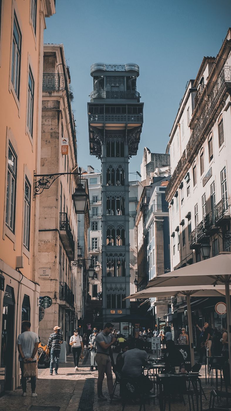 Elevador de Santa Justa, Lisbon, Portugal