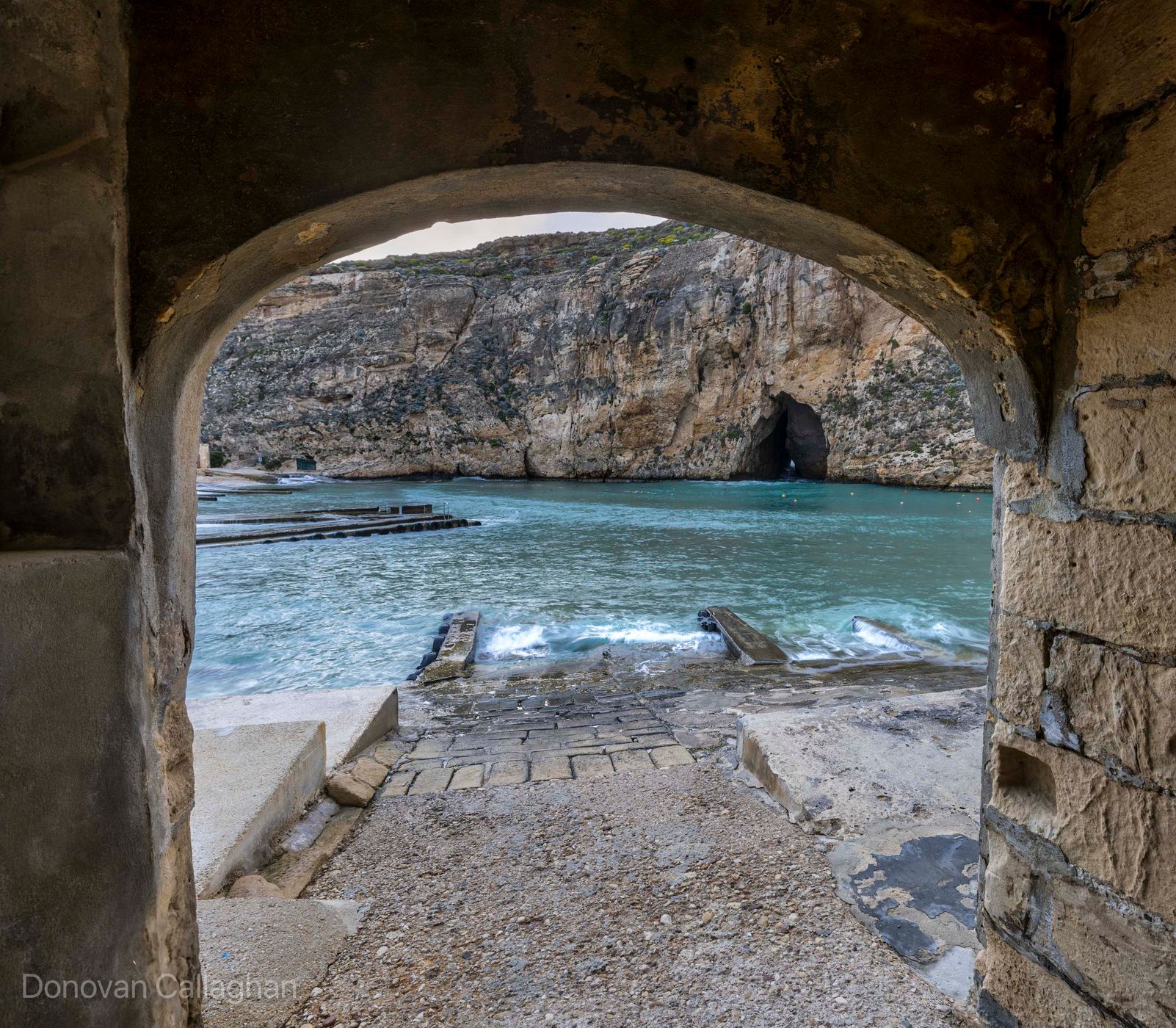 Entrance to the Inland Sea, Dwejra, Gozo, Malta