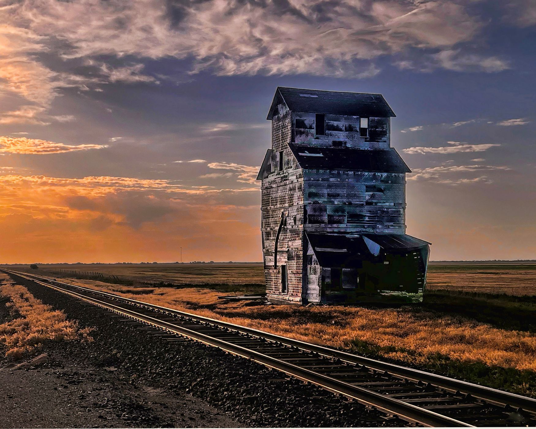 Gano Grain Elevator, USA