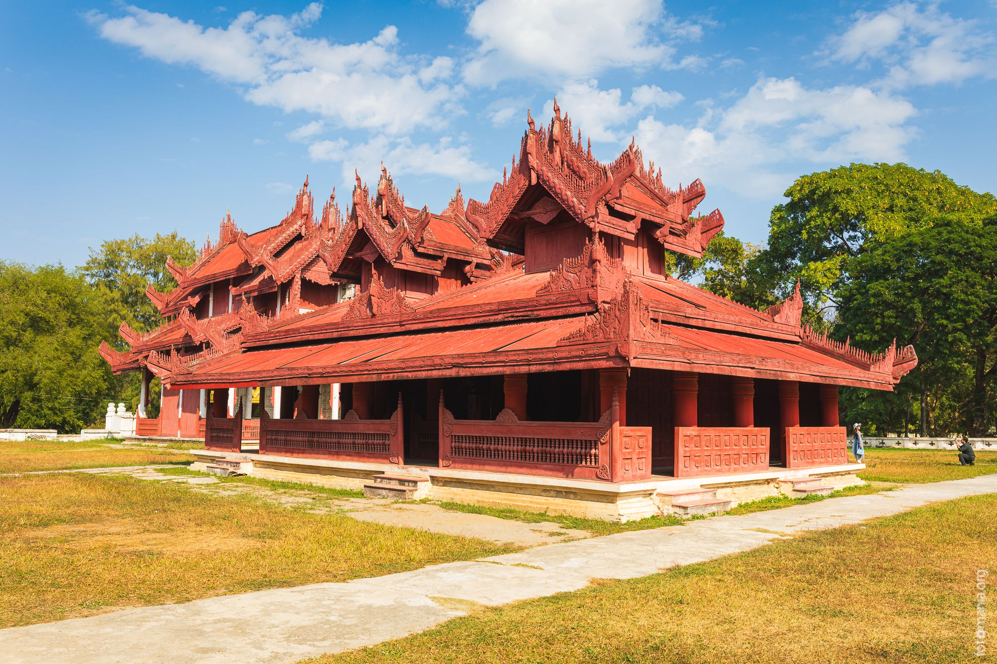 Glaspalast in Mandalay, Myanmar