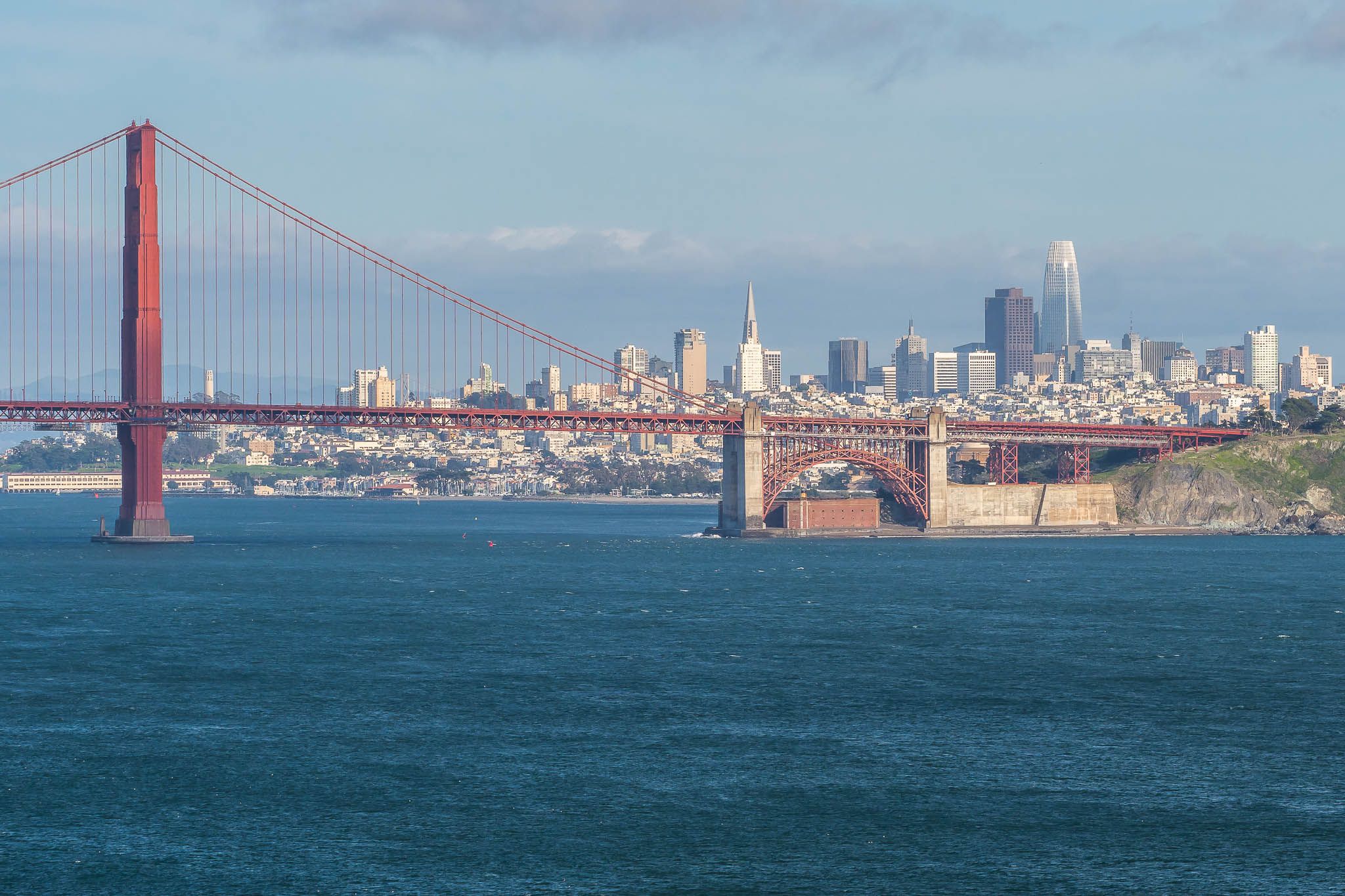 Golden Gate and San Francisco View, USA