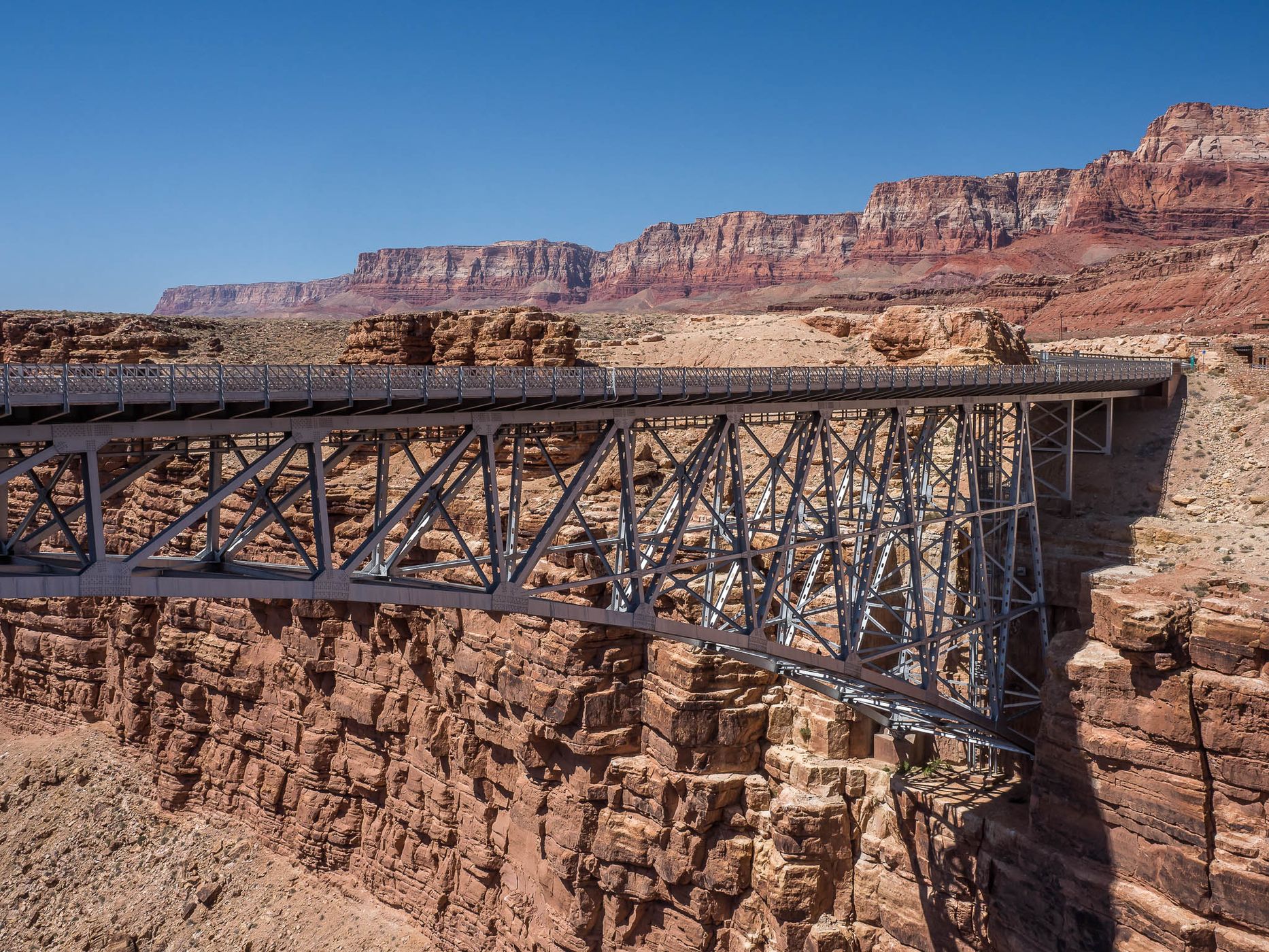 Historic Navajo Bridge, Marble Canyon, Arizona, USA