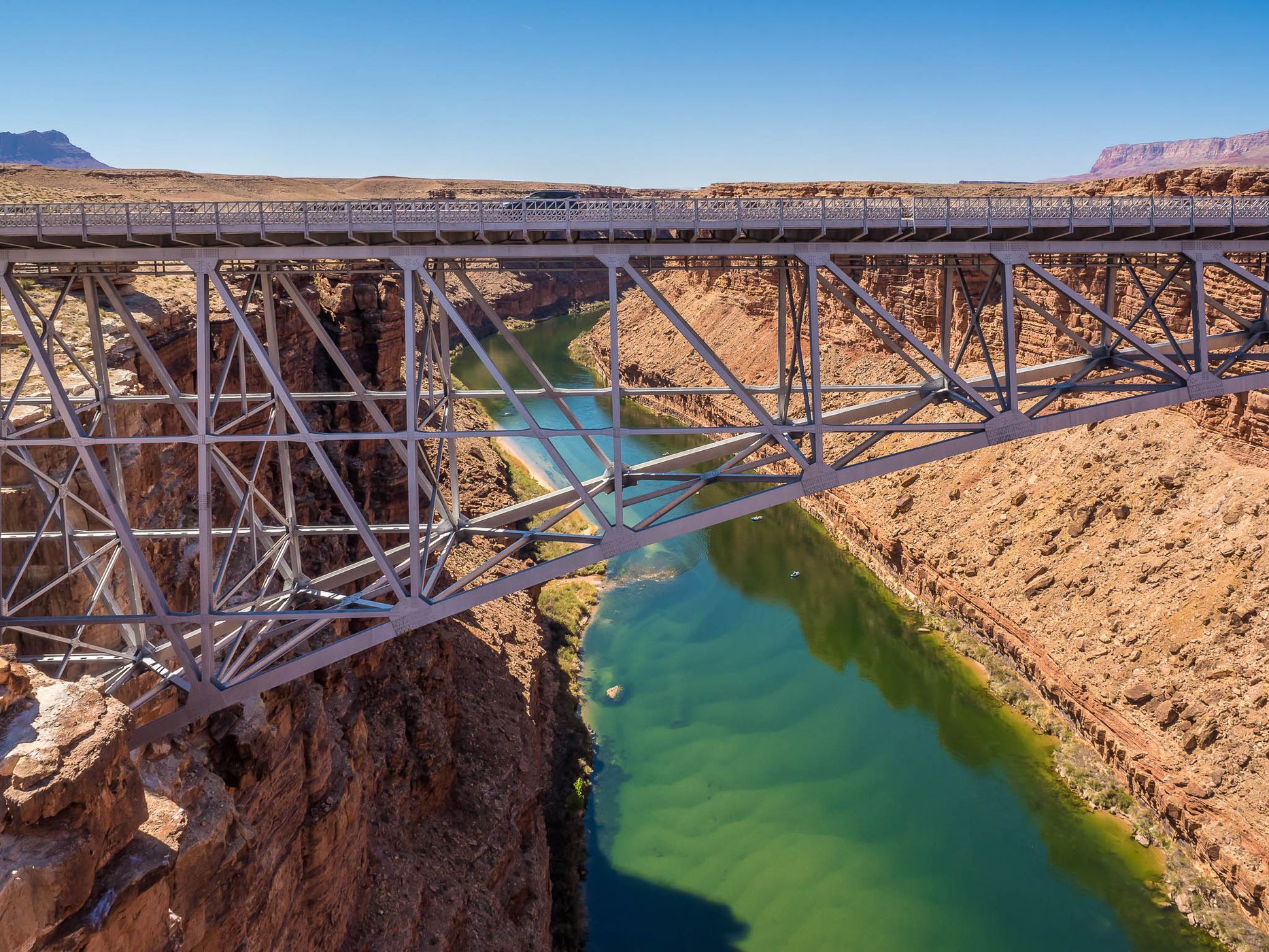 Historic Navajo Bridge, Marble Canyon, Arizona, USA