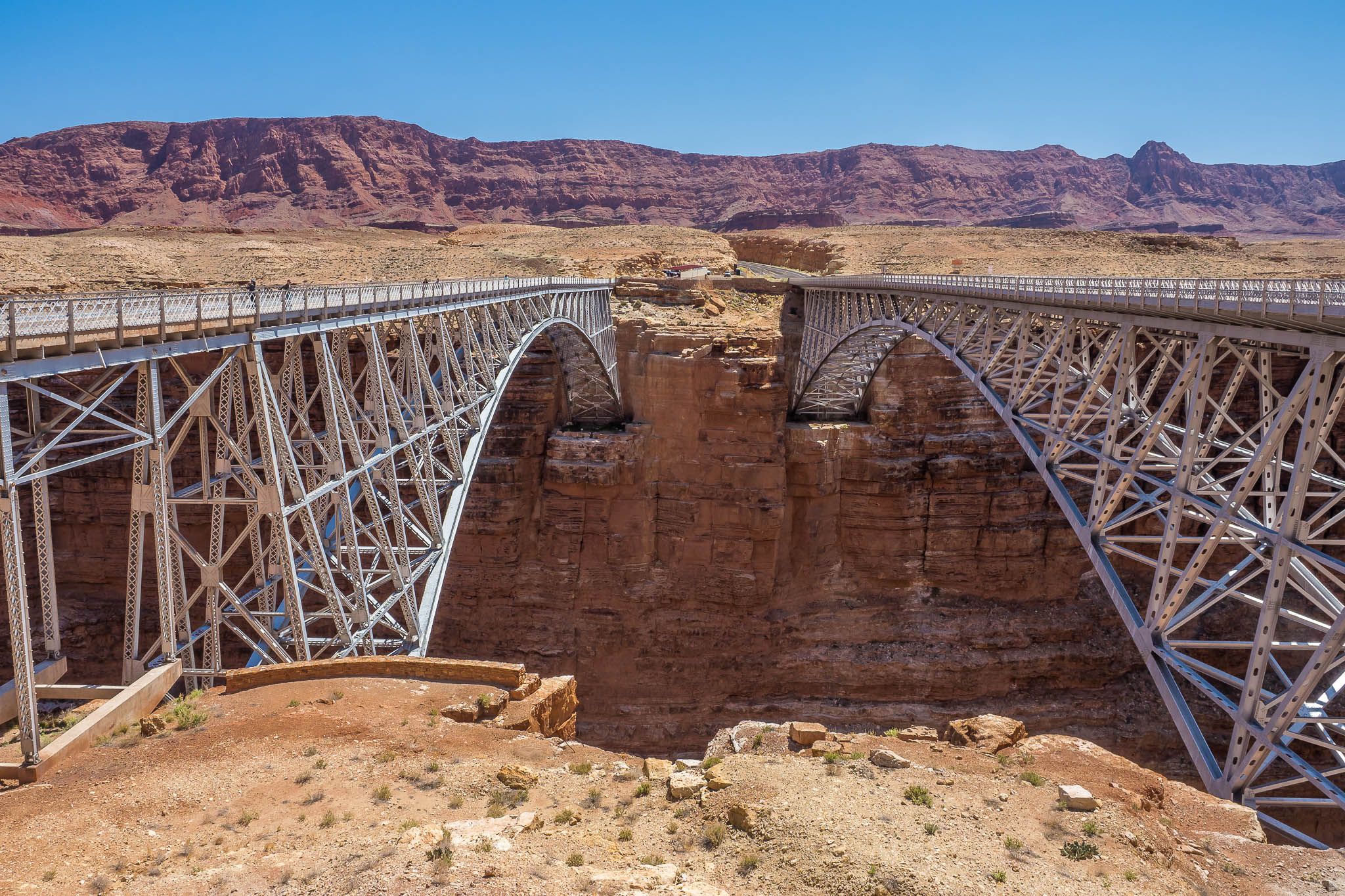 Historic Navajo Bridge, Marble Canyon, Arizona, USA