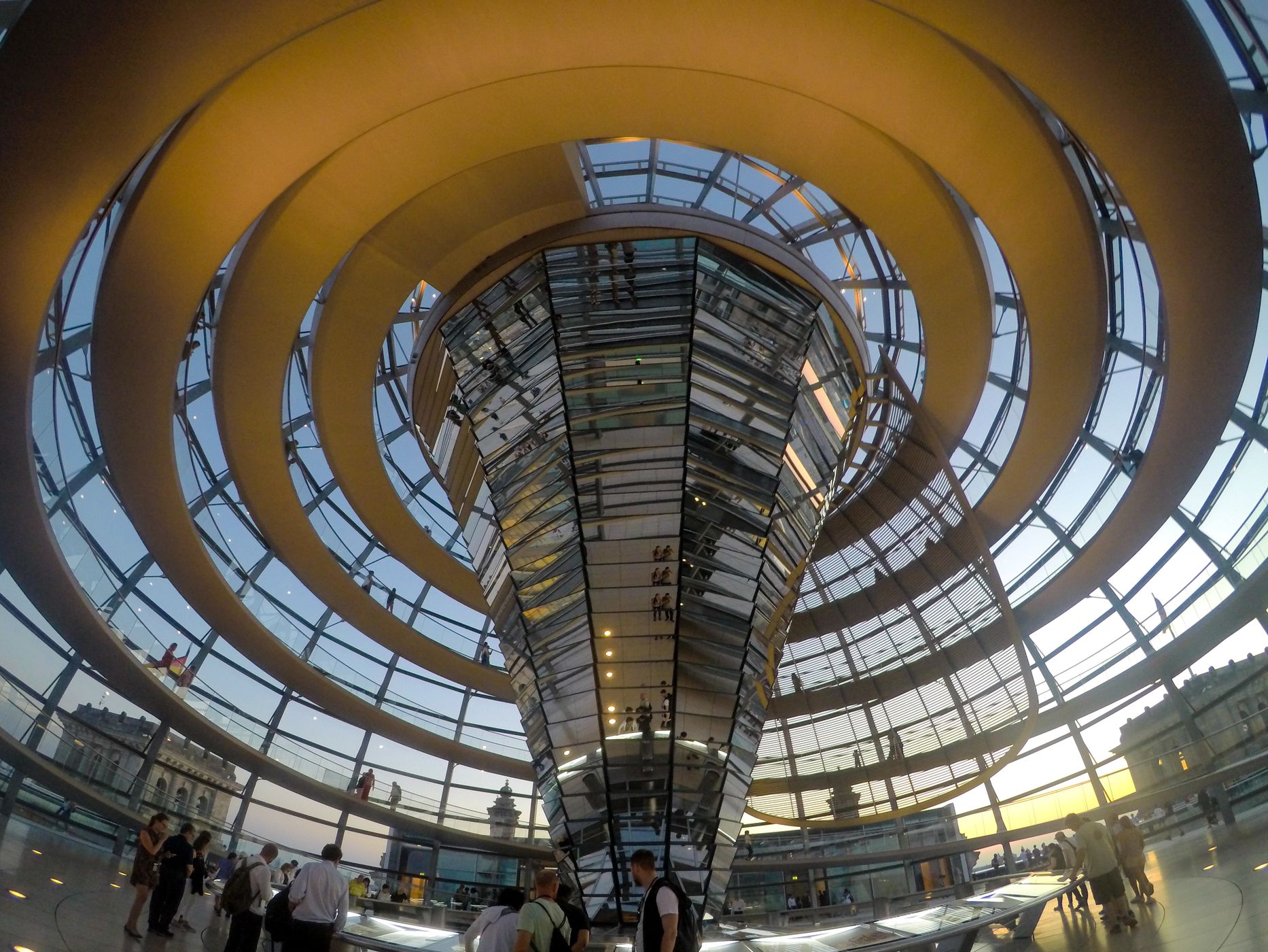 German Bundestag from the inside, Berlin, Germany