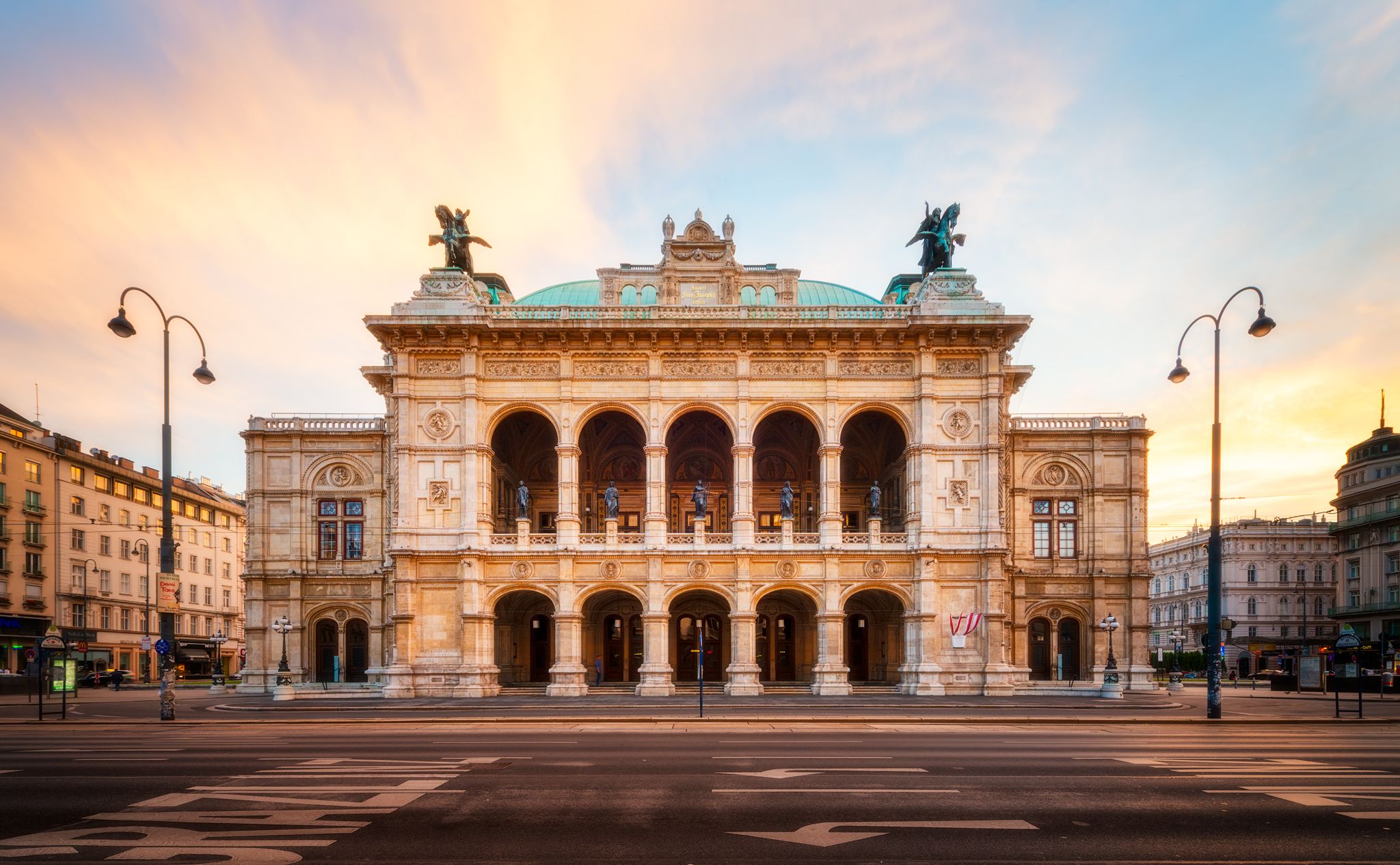 Long Exposure on Opera Vienna, Austria