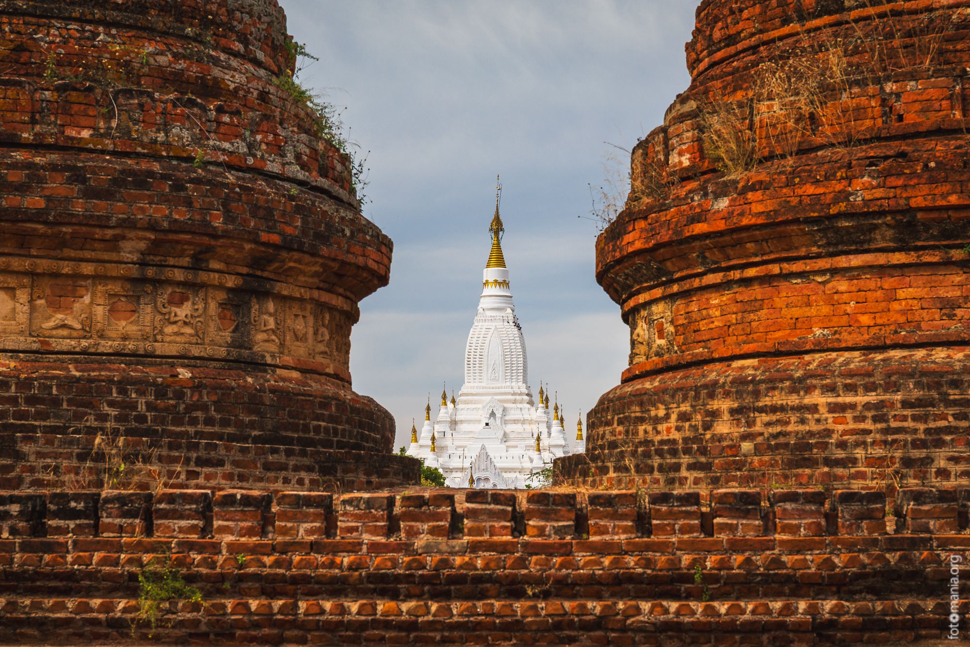 man-made hill east of Lemyethna, Myanmar