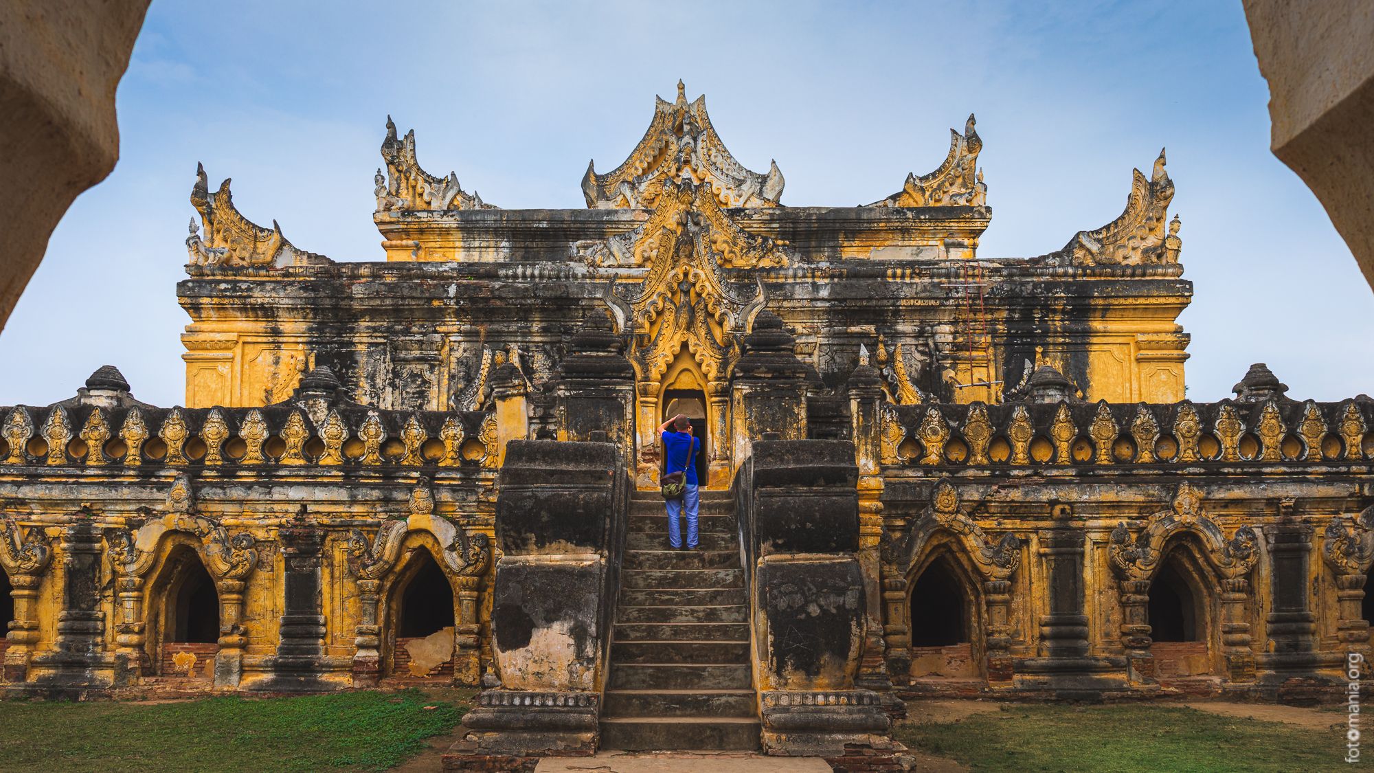 Me Nu Brick Monastery, Myanmar
