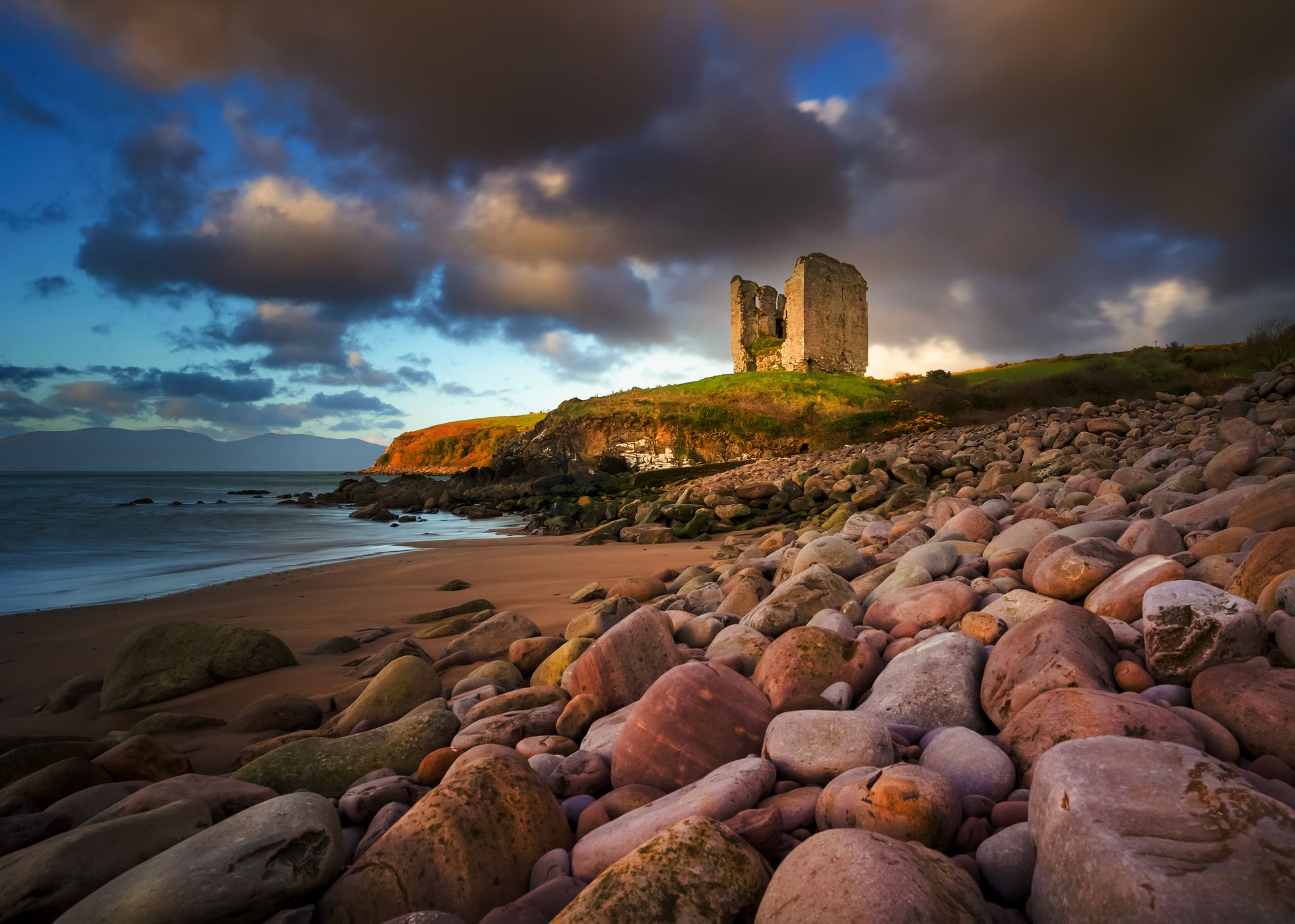 Minard Castle, Dingle Bay, Ireland