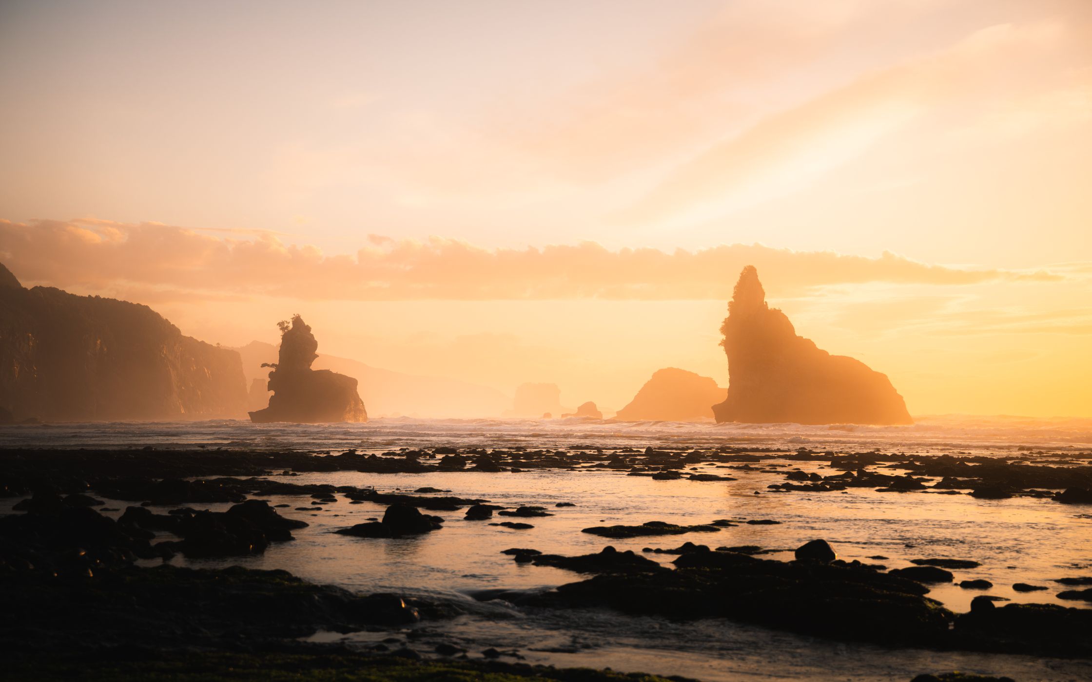 Motukiekie Beach, Southway, New Zealand