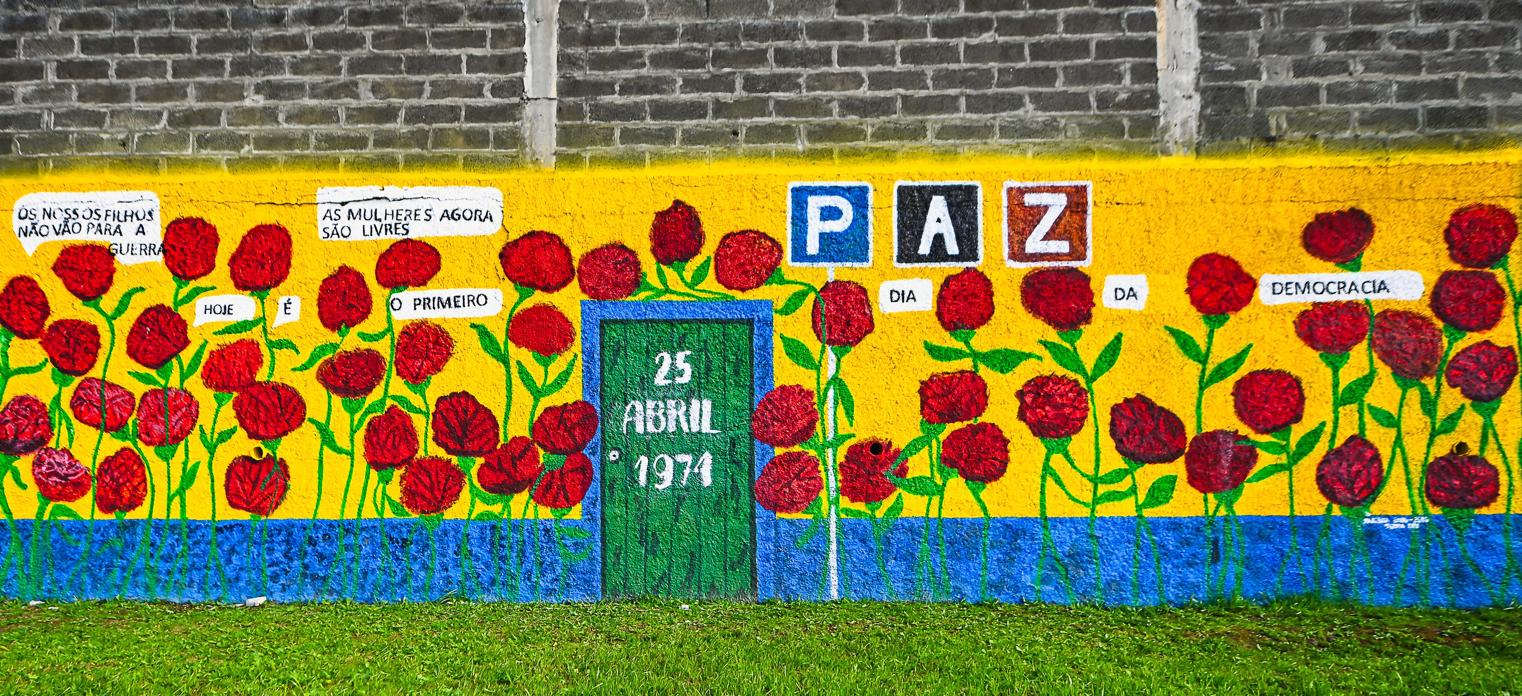 Murais de abril - Revolução 25 de abril 74, Portugal