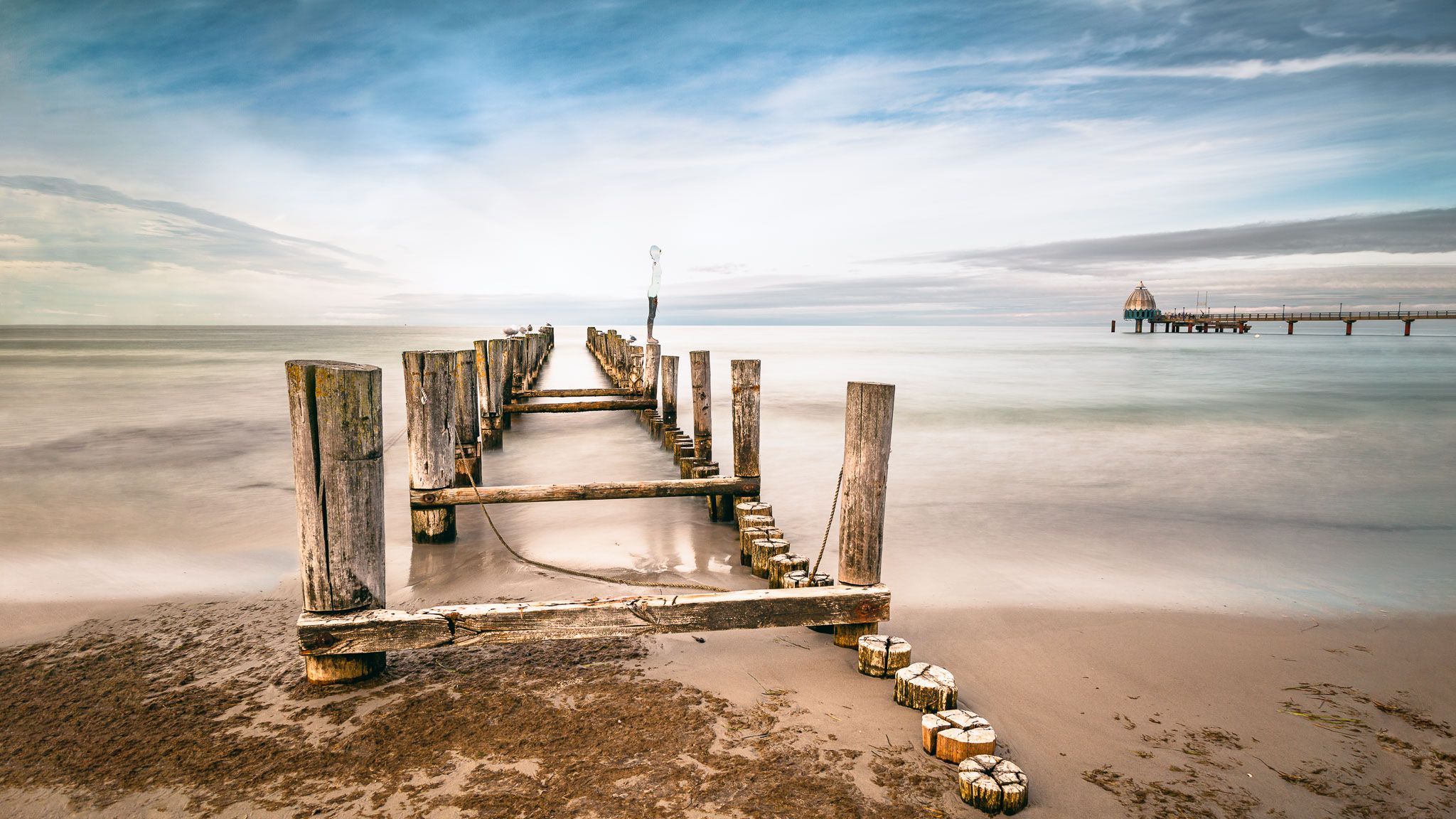 Old jetty, Zingst, Germany