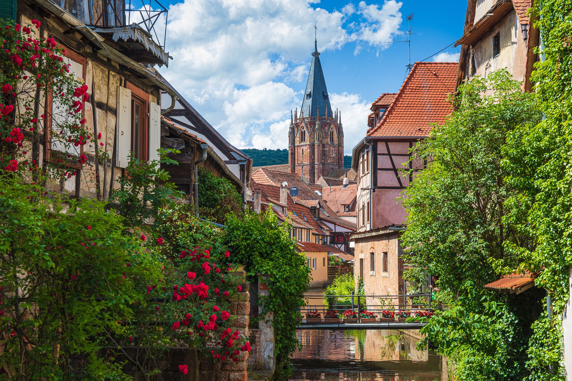 Old town of Wissembourg, France