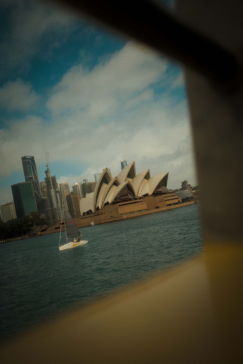 Opera house from the ferry, Sydney, Australia