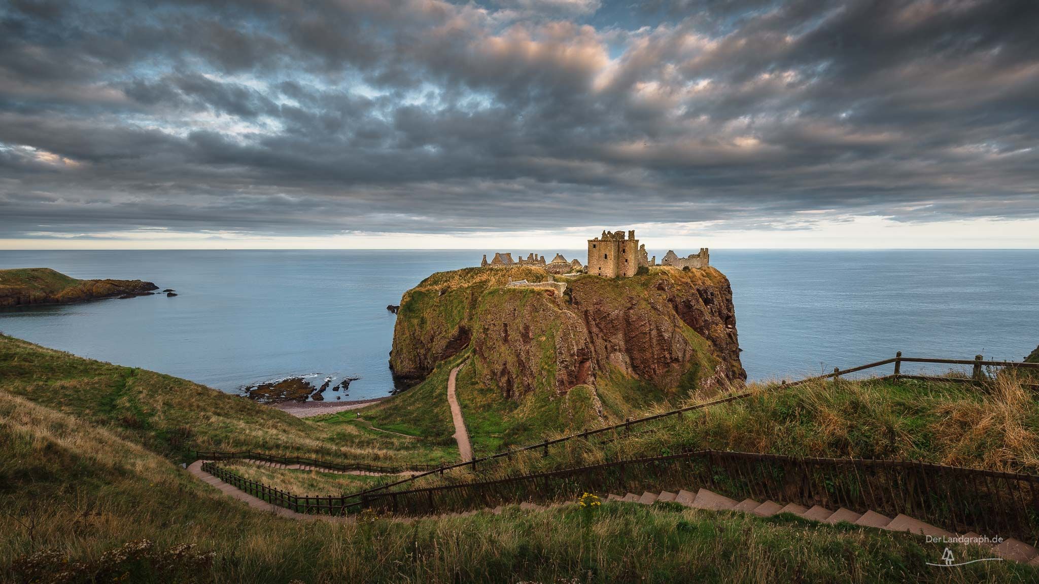 Overview of Dunnottar Castle, United Kingdom