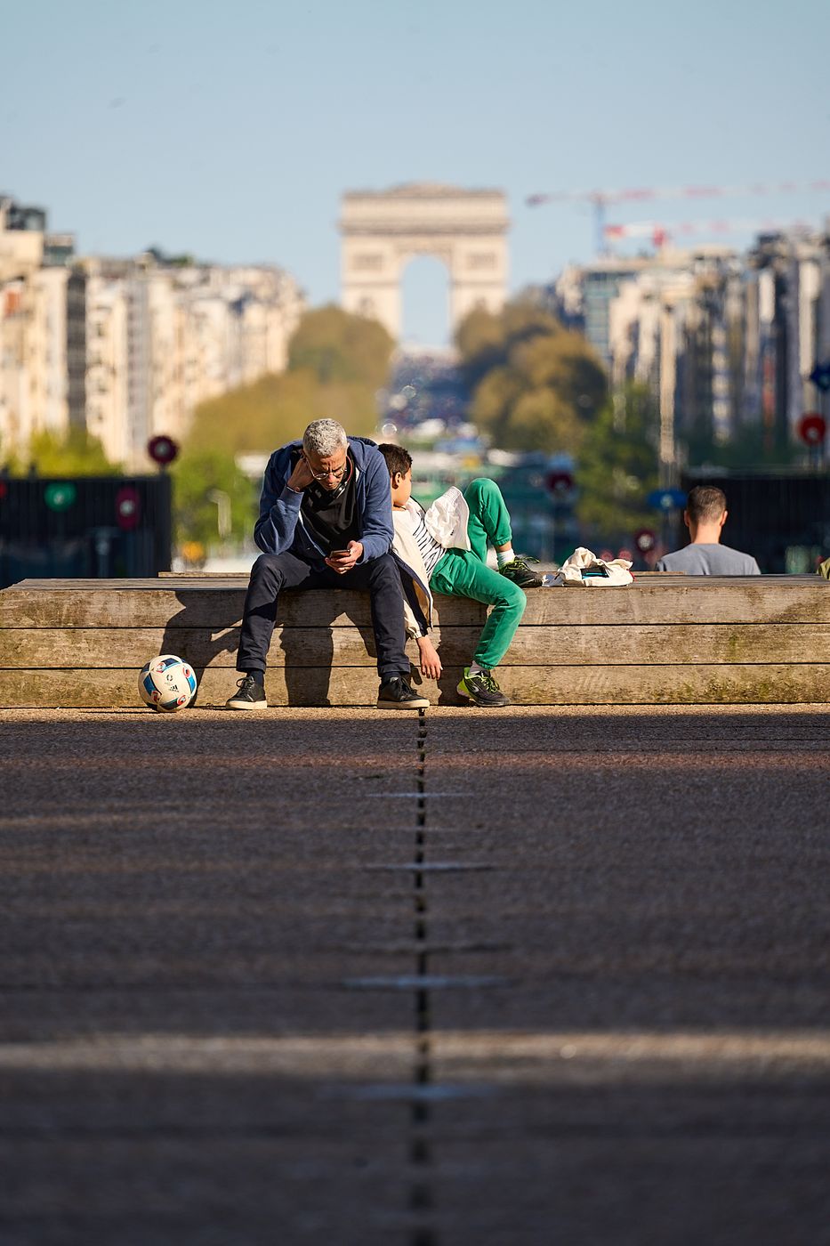 View from the La Défense, Paris, France