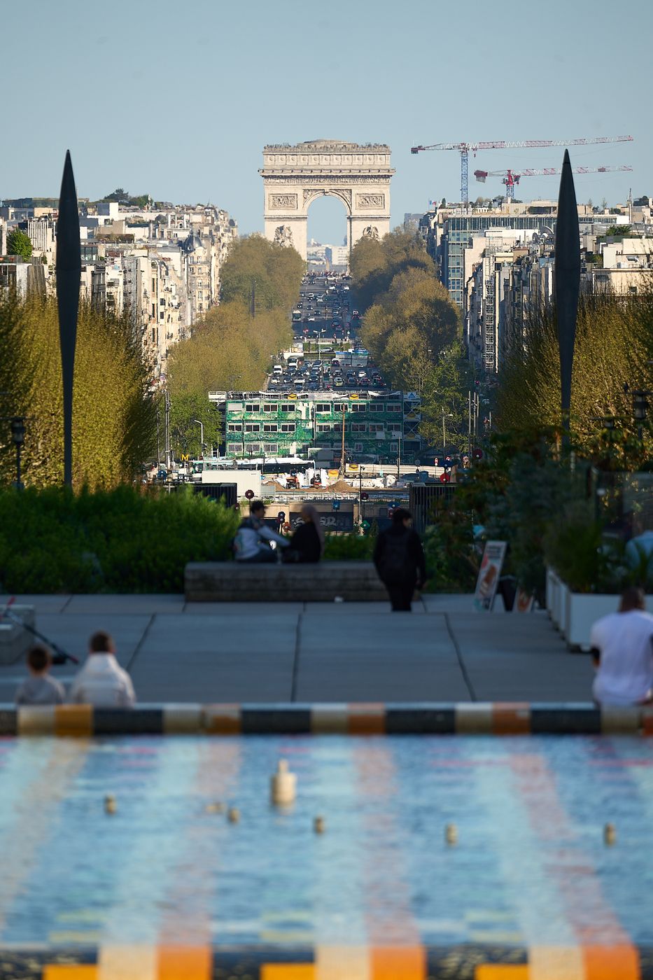 View from the La Défense, Paris, France