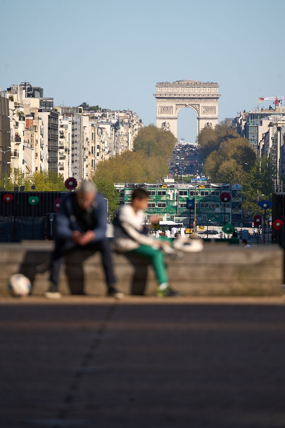 View from the La Défense, Paris, France