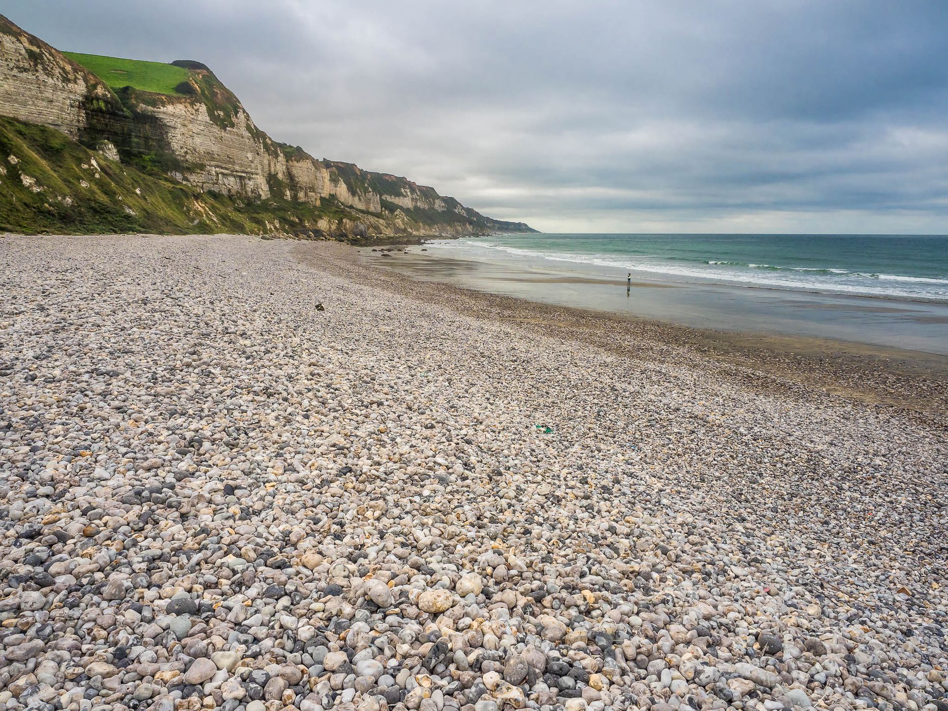 Plage de Saint-Jouin-Bruneval, France