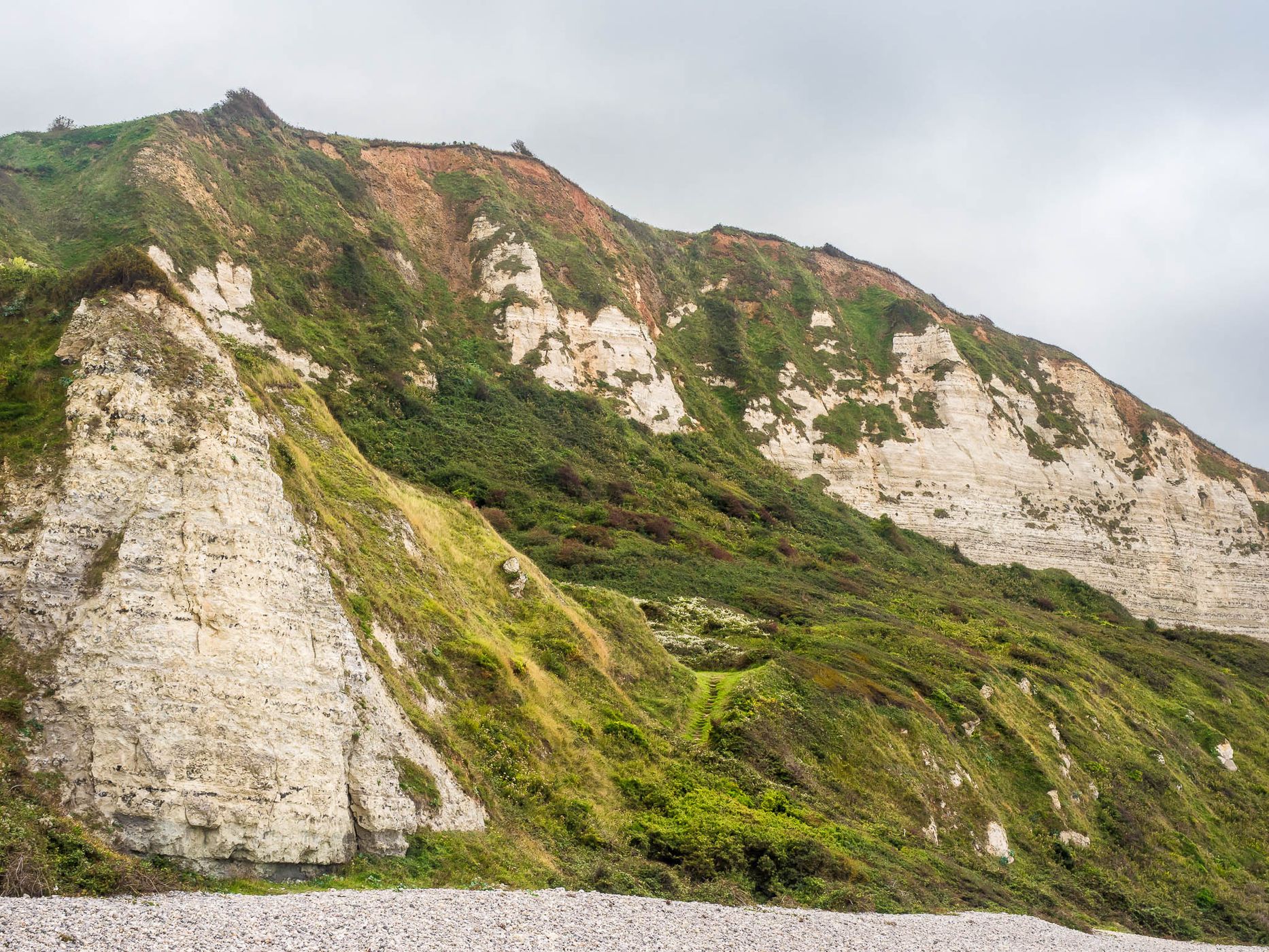 Plage de Saint-Jouin-Bruneval, France