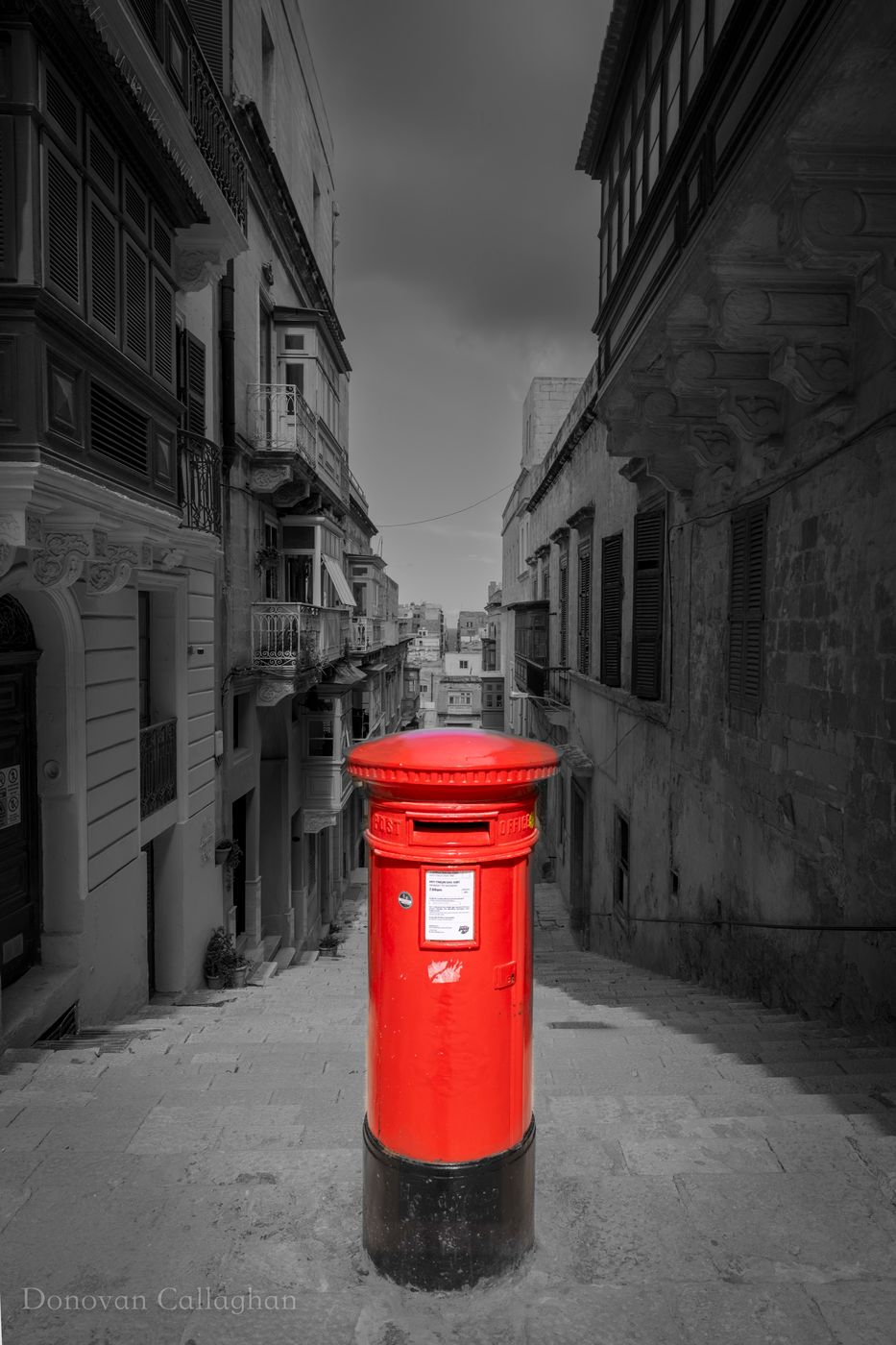 Red Post Box, Valetta, Malta