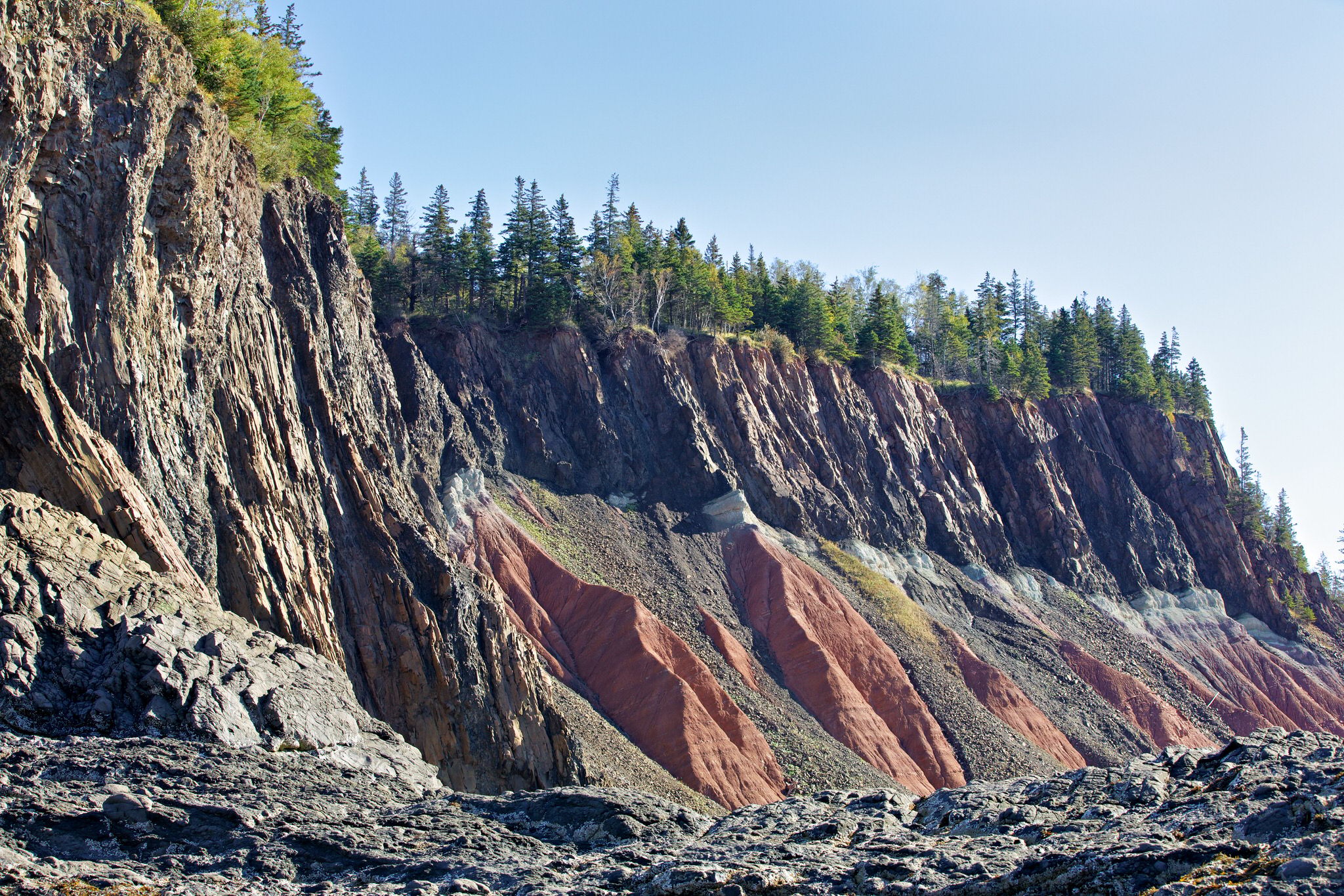 Rockformation near the 'Old Wife', Canada