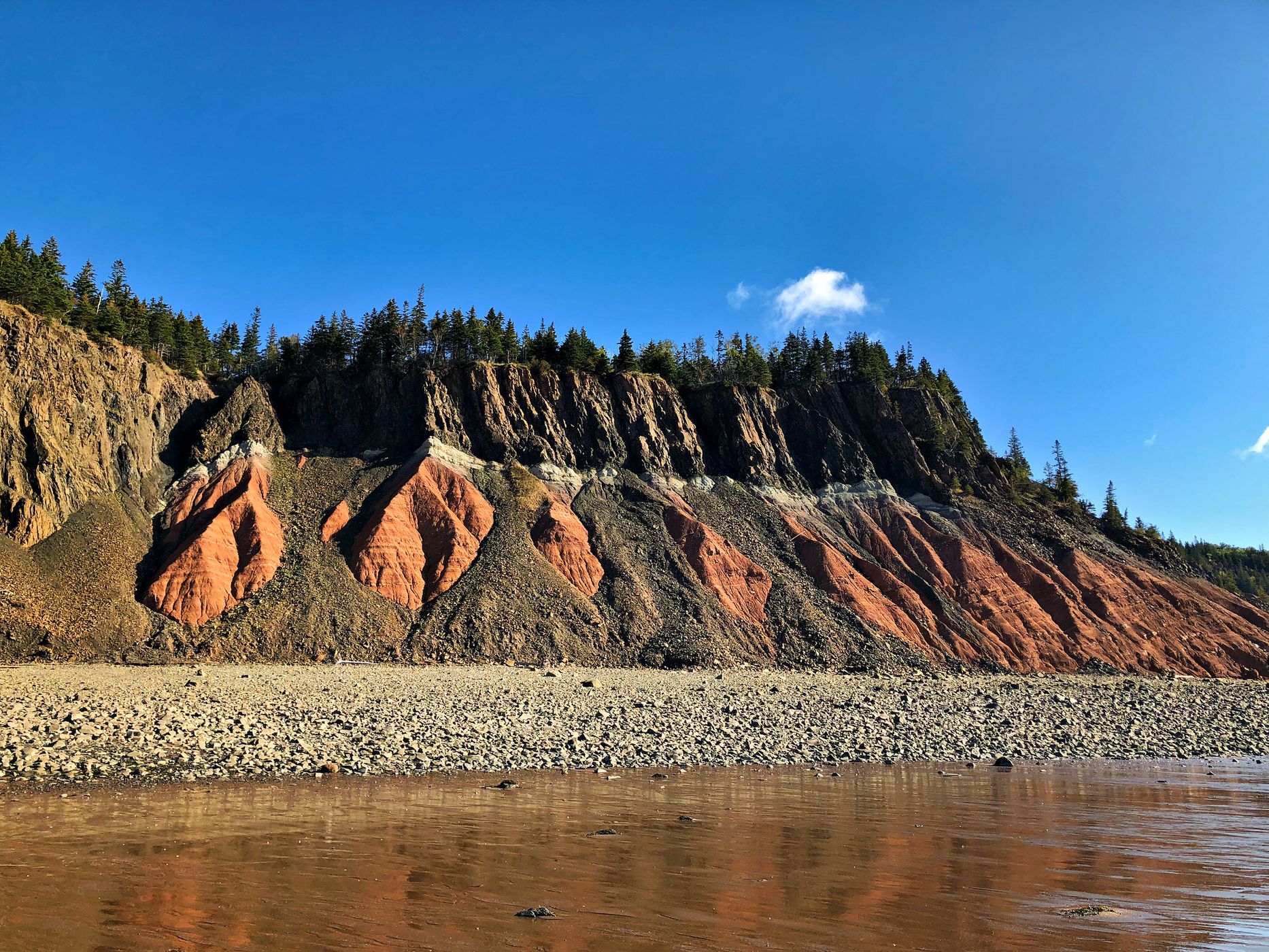 Rockformation near the 'Old Wife', Canada