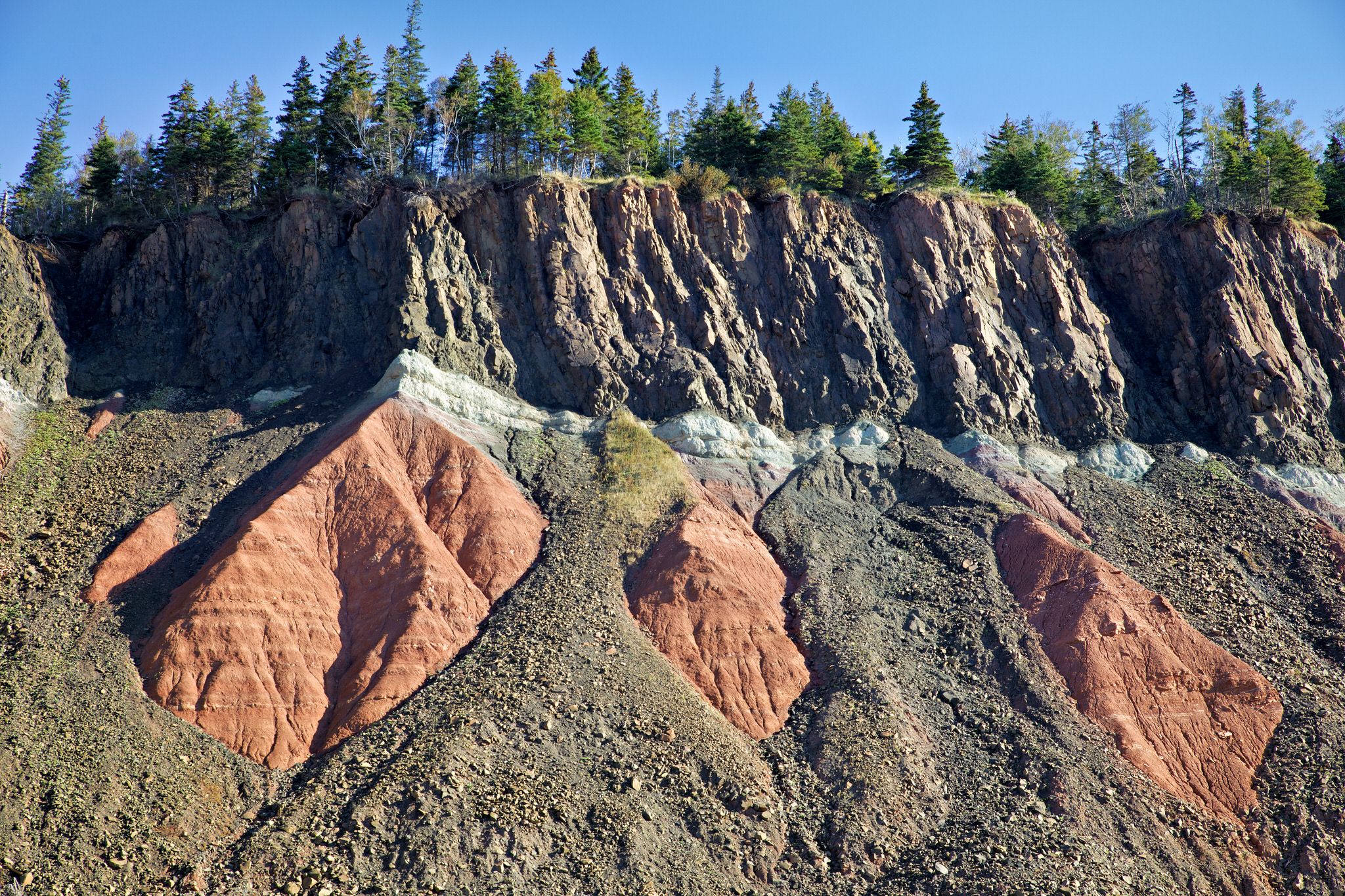 Rockformation near the 'Old Wife', Canada