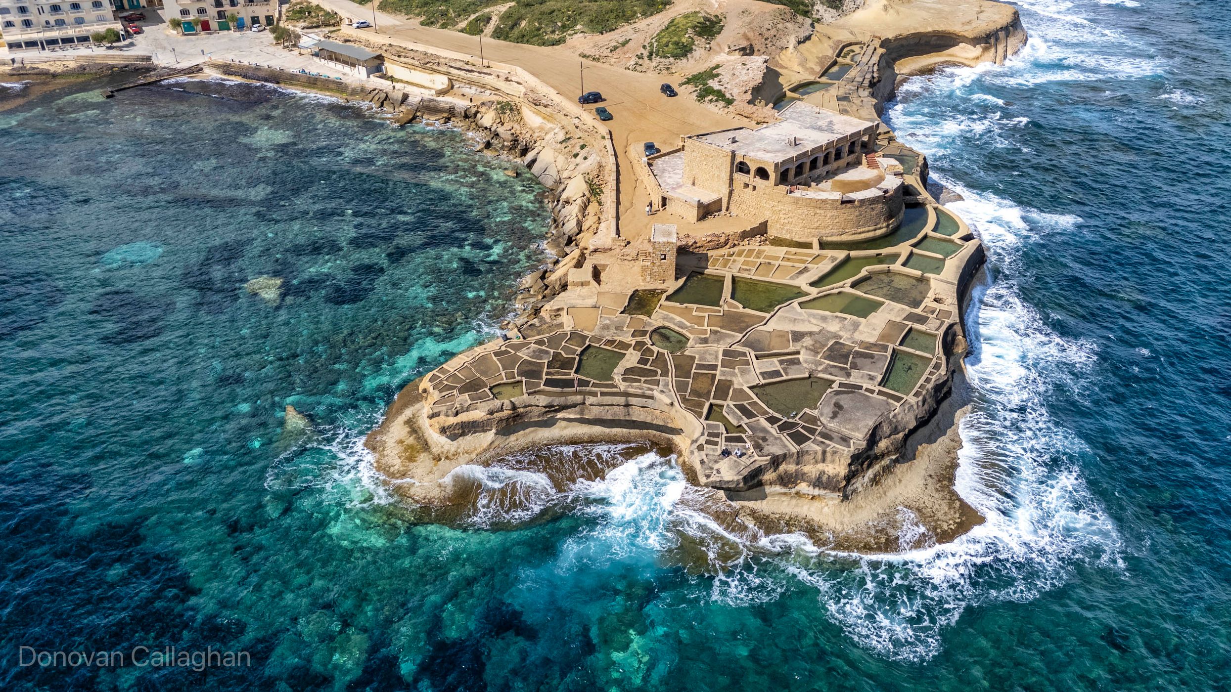 Salt Pans Salinas de Qolla I-Bajda, Gozo, Malta