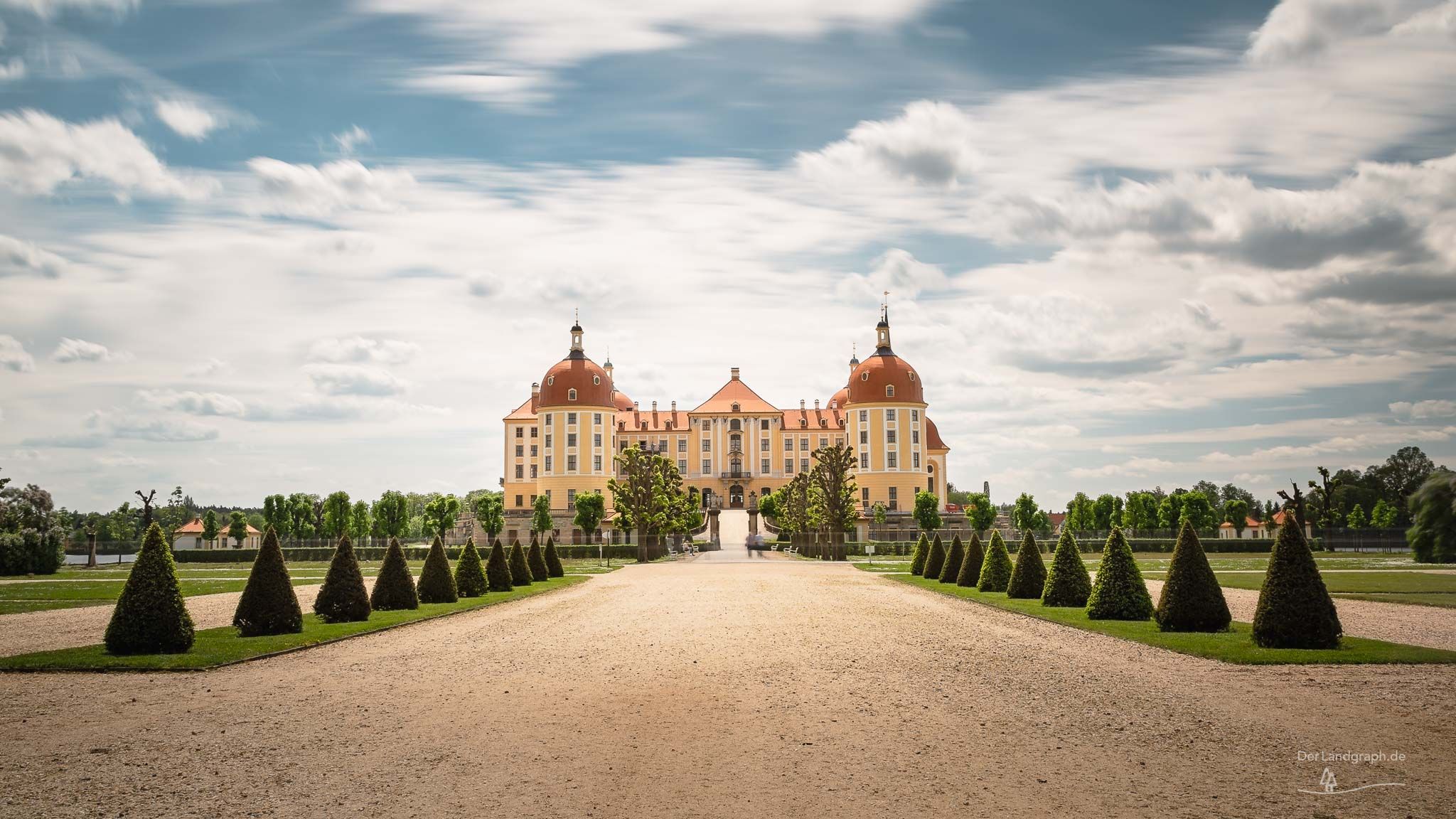 View of Moritzburg from the Park, Germany