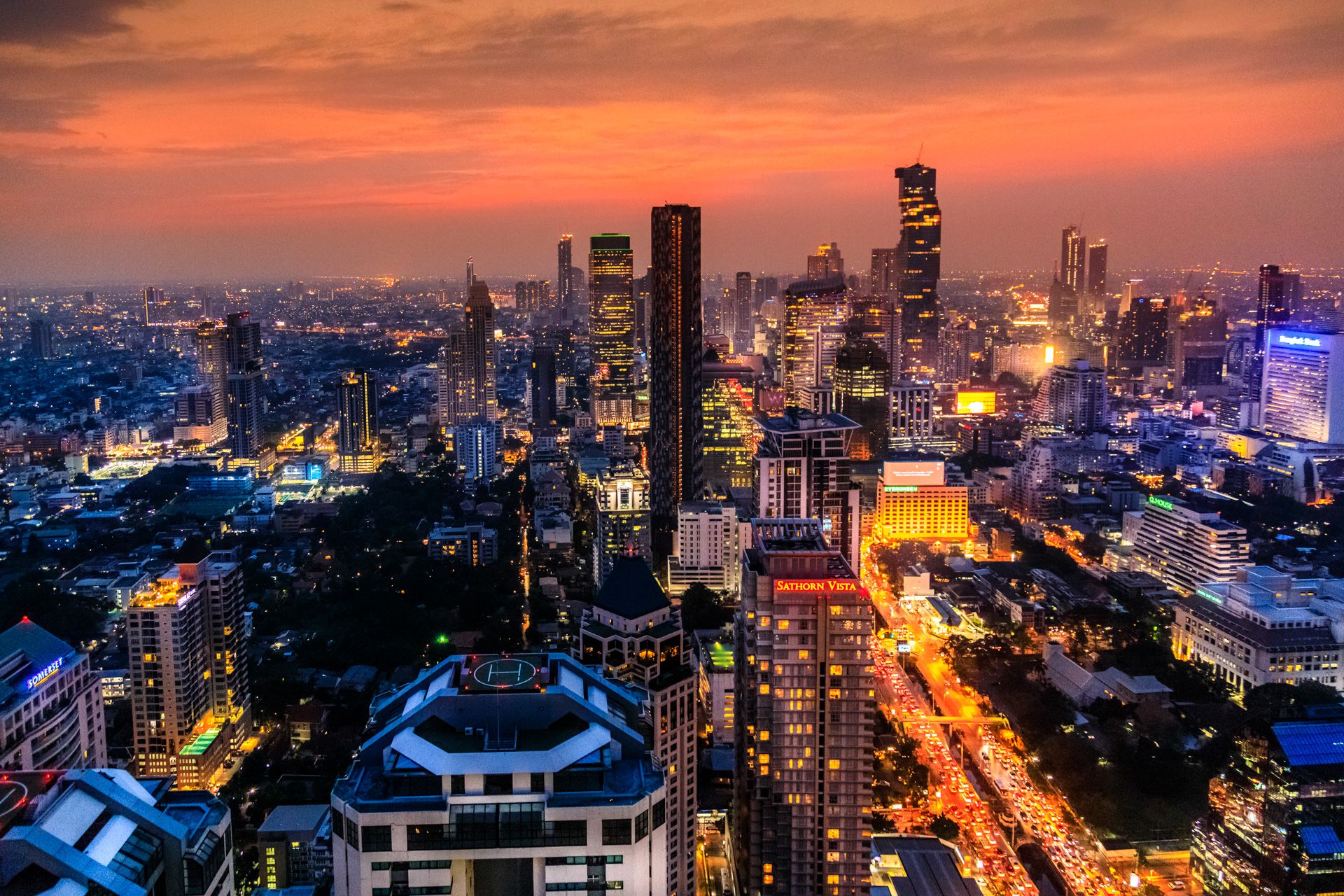 Sky Bar at Lebua State Tower, Thailand
