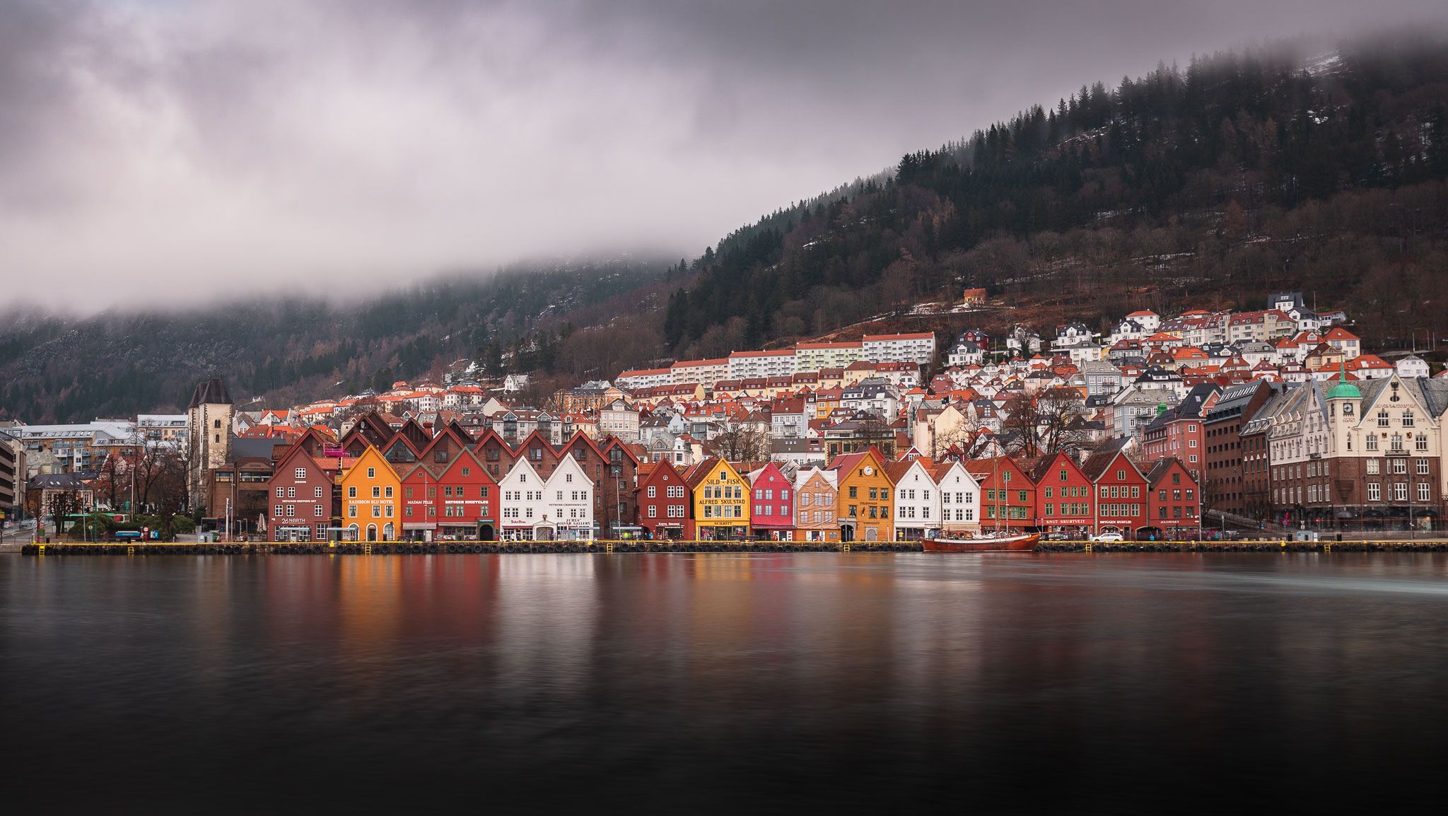 Skyline Bergen, Norway