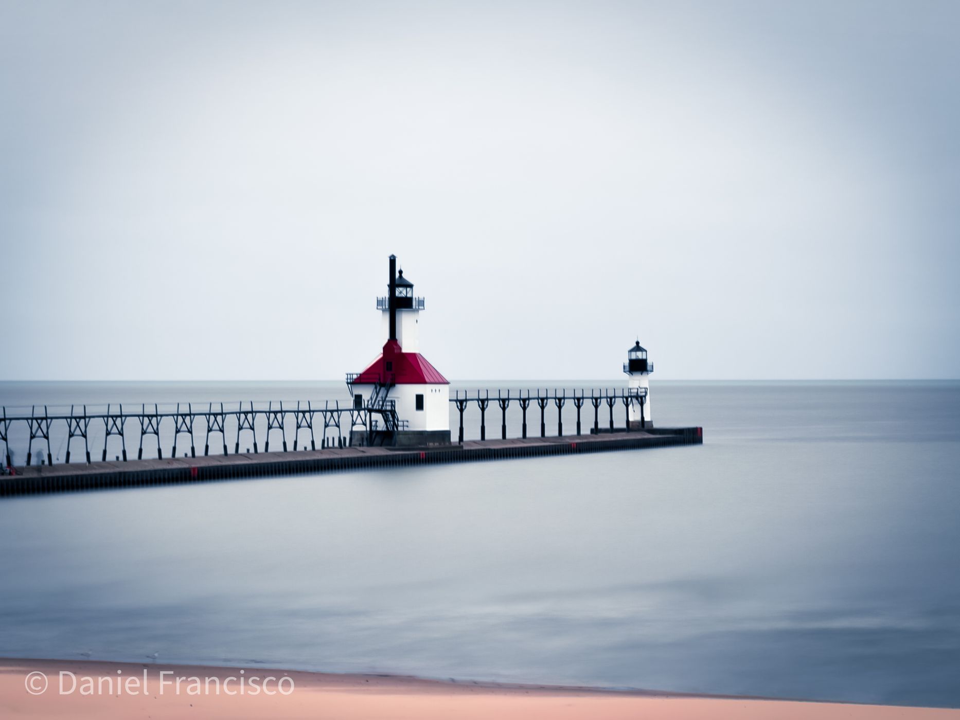 St. Joseph North Pier Outer Lighthouse, Michigan, USA