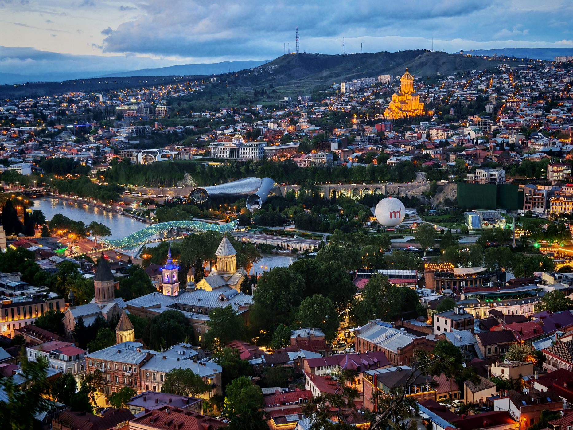 Tbilisi cityscape, Georgia