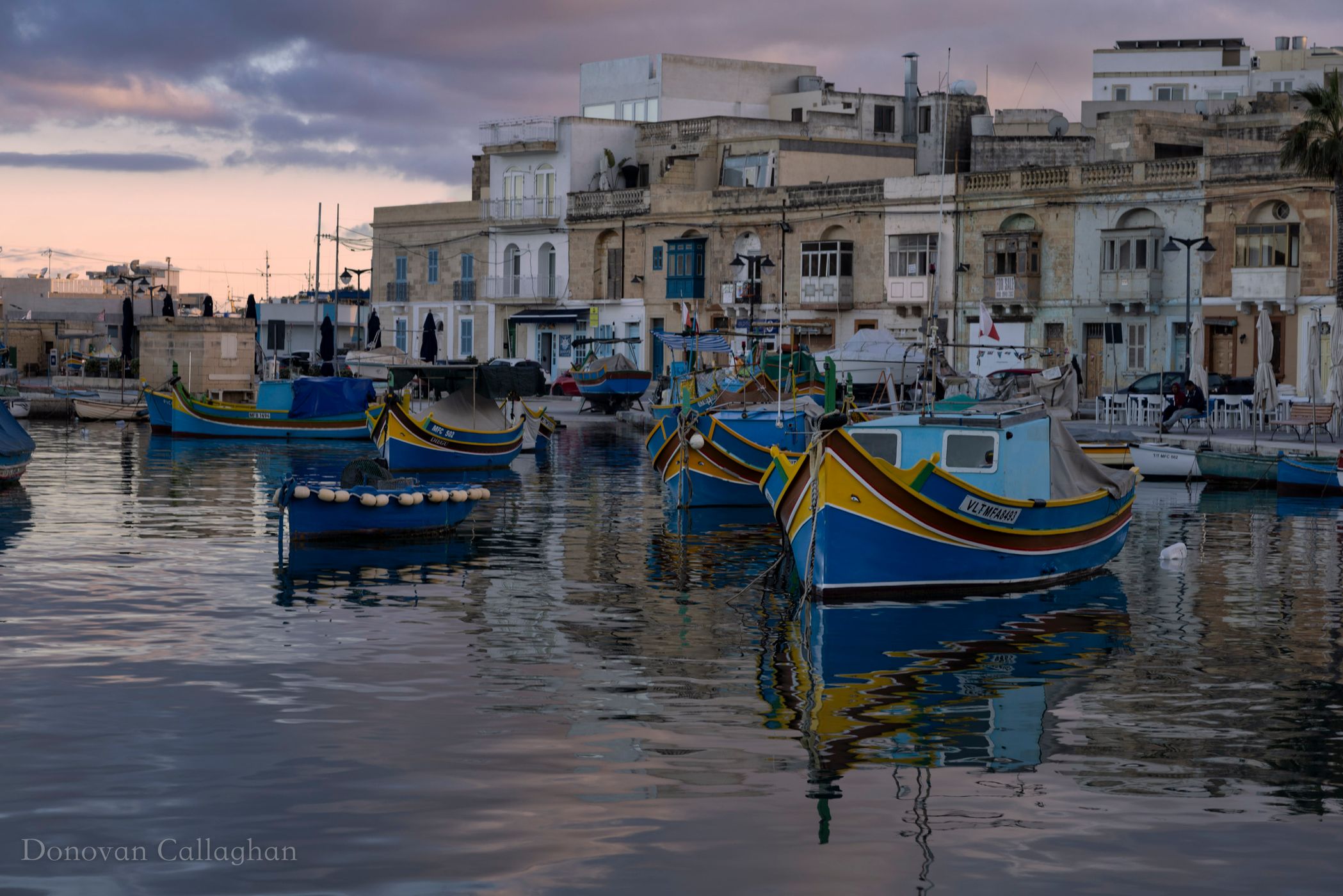 The bay of Marsaxlokk, Malta