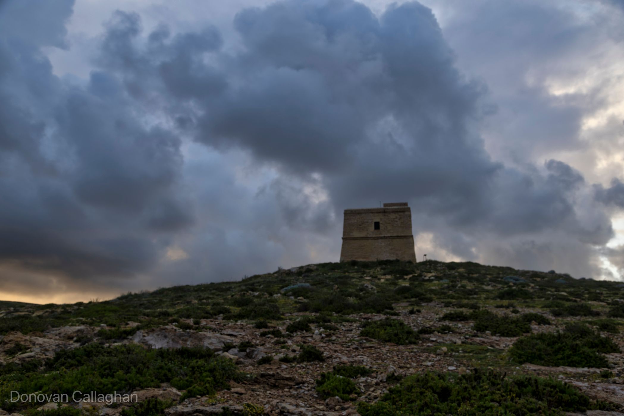 Tower, Dwejra, Gozo, Malta