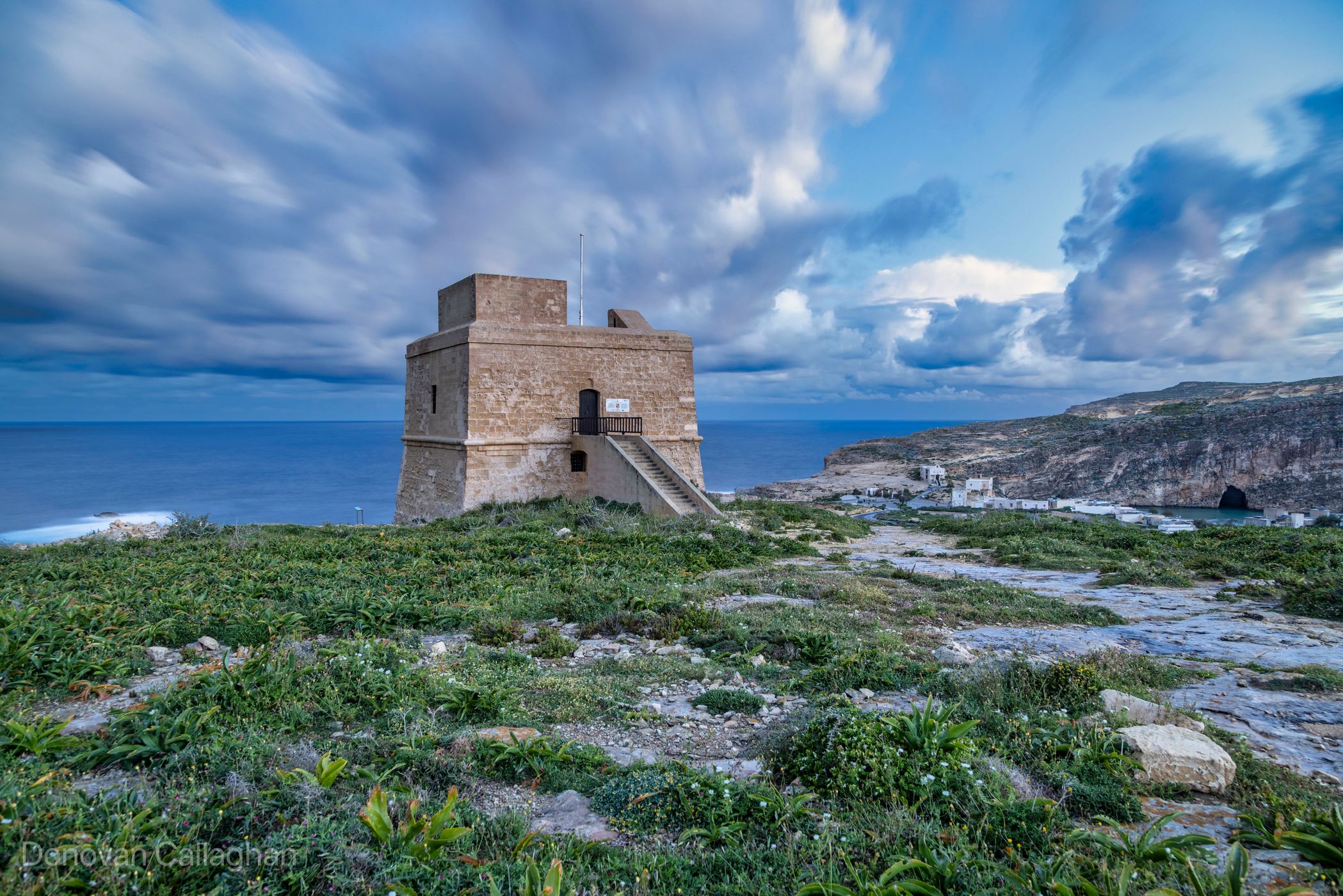 Tower, Dwejra, Gozo, Malta