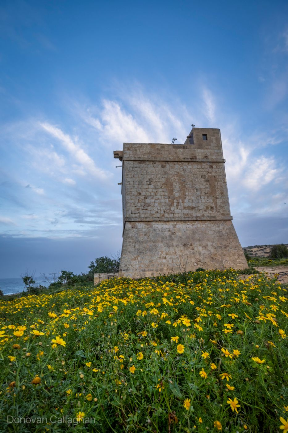 Tower just east of Qawra, Malta