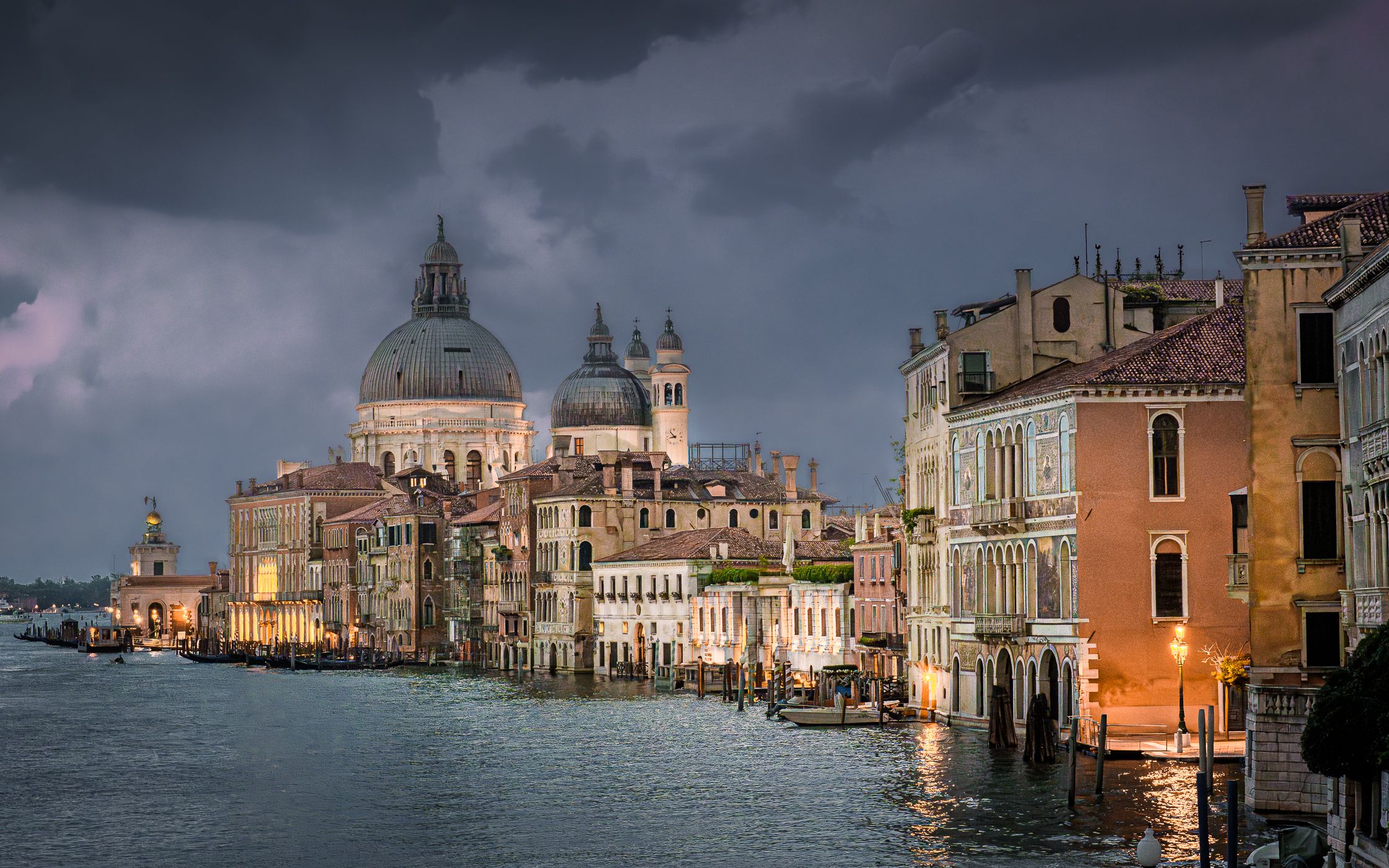 View from Ponte dell'Accademia, Venice, Italy