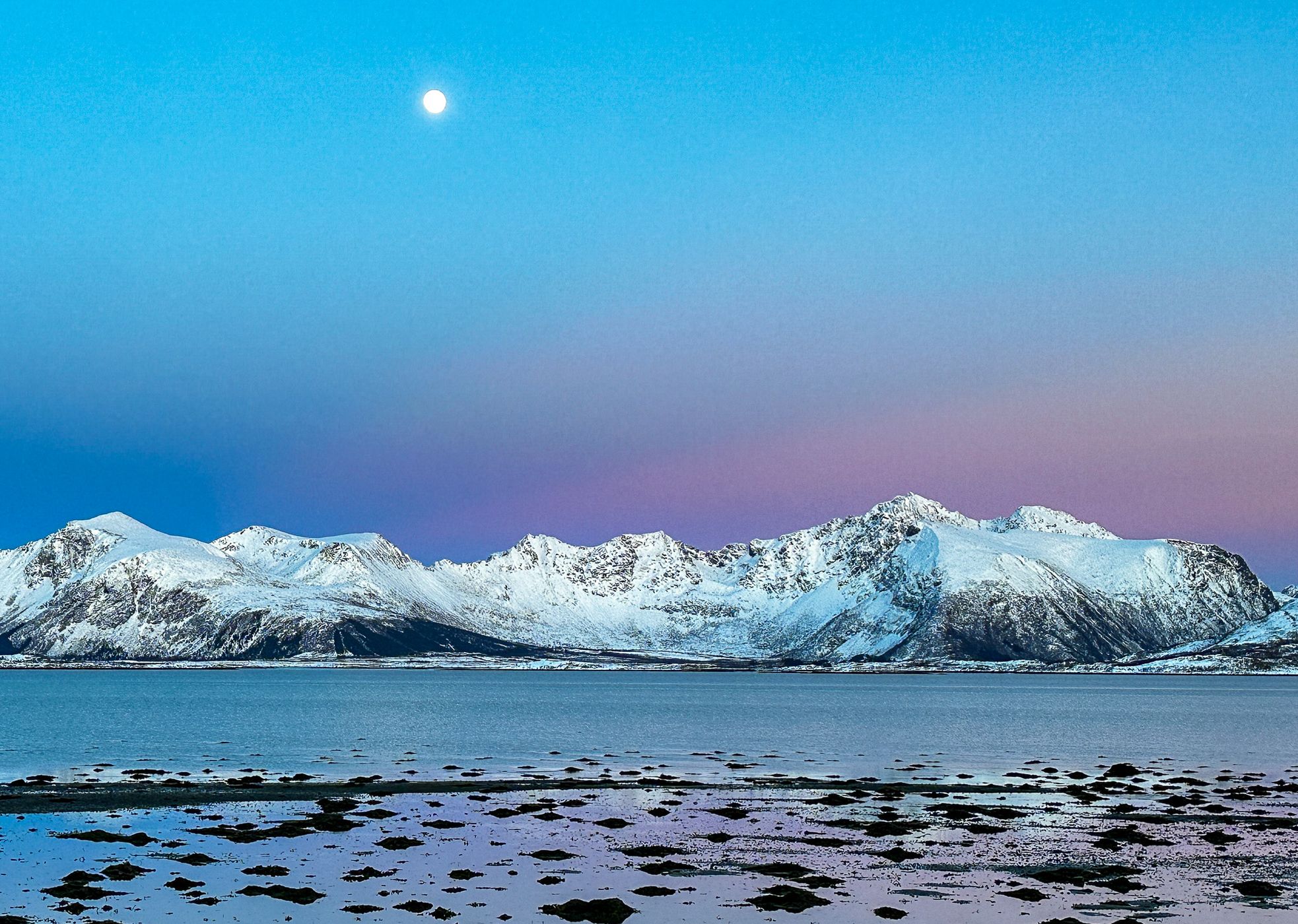 View on Gimsøya, Norway