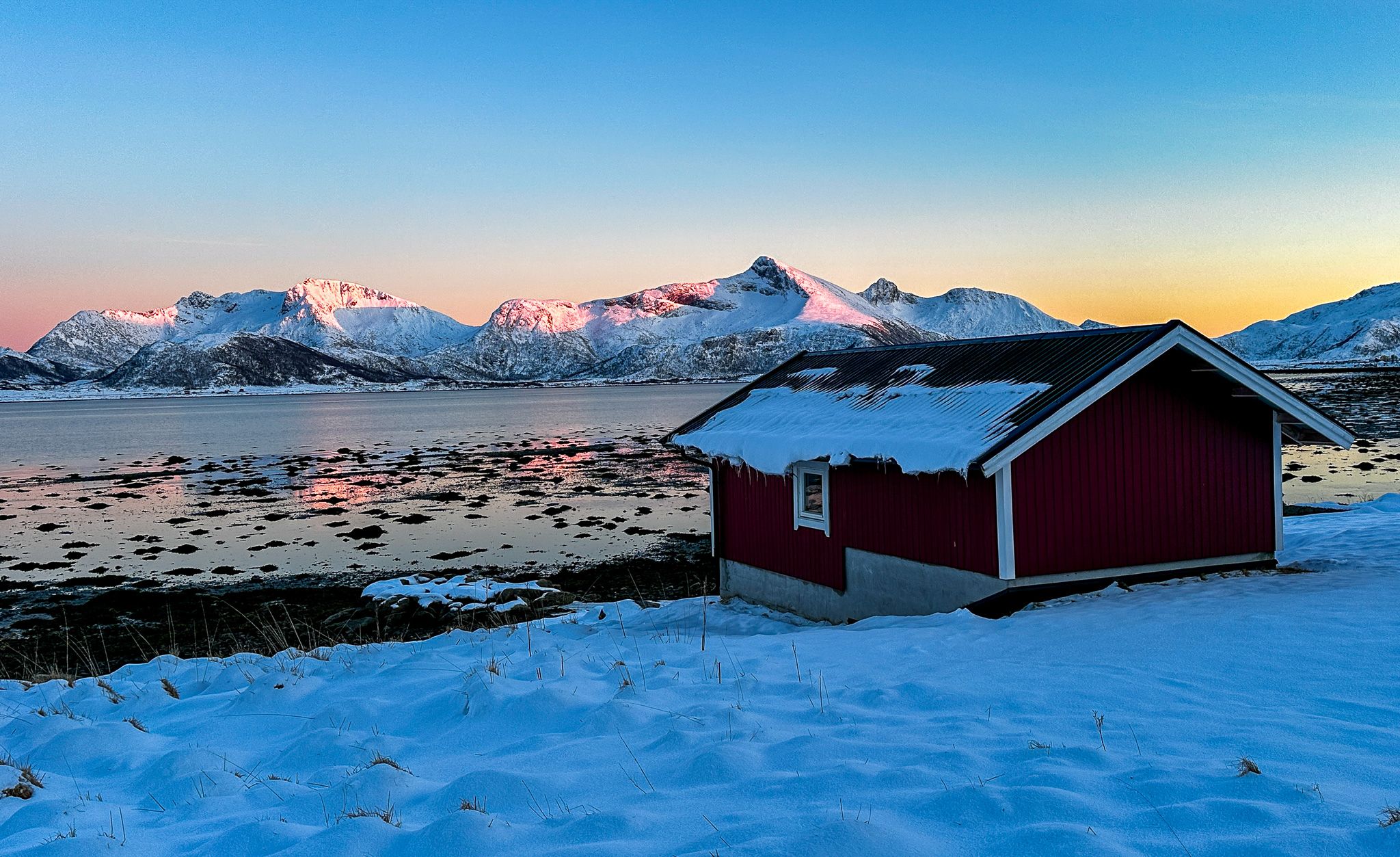 View on Gimsøya, Norway