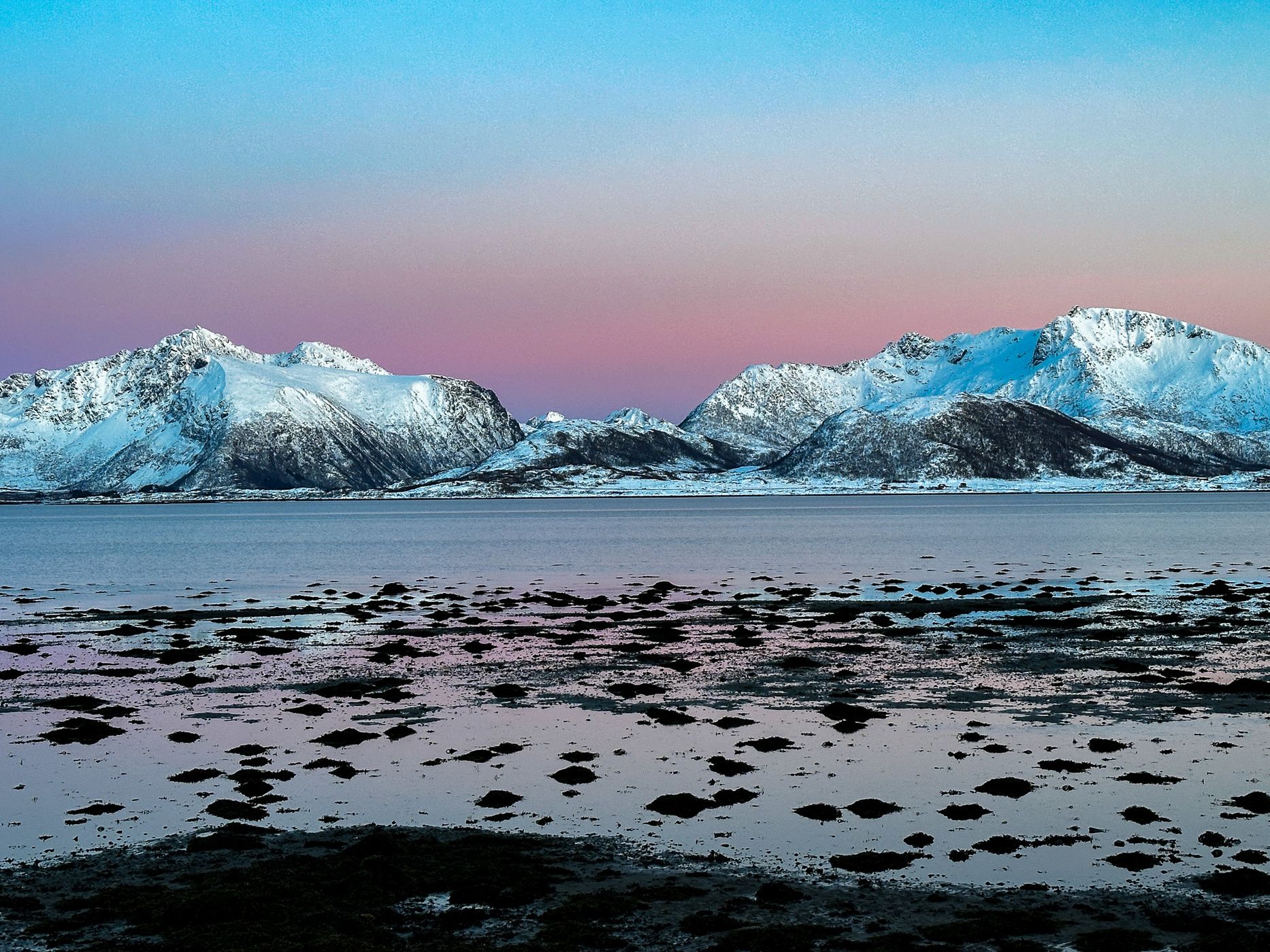 View on Gimsøya, Norway