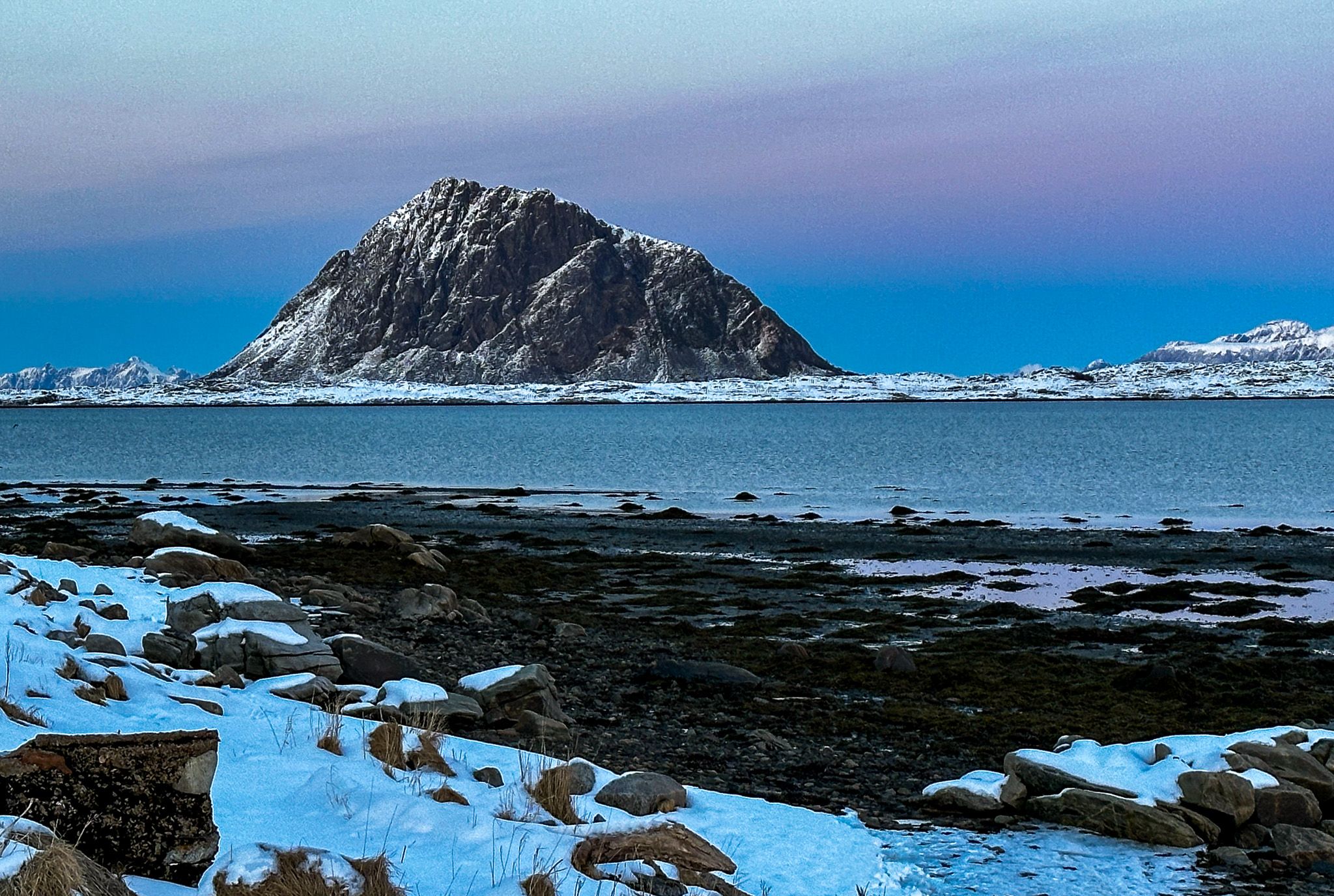 View on Gimsøya, Norway