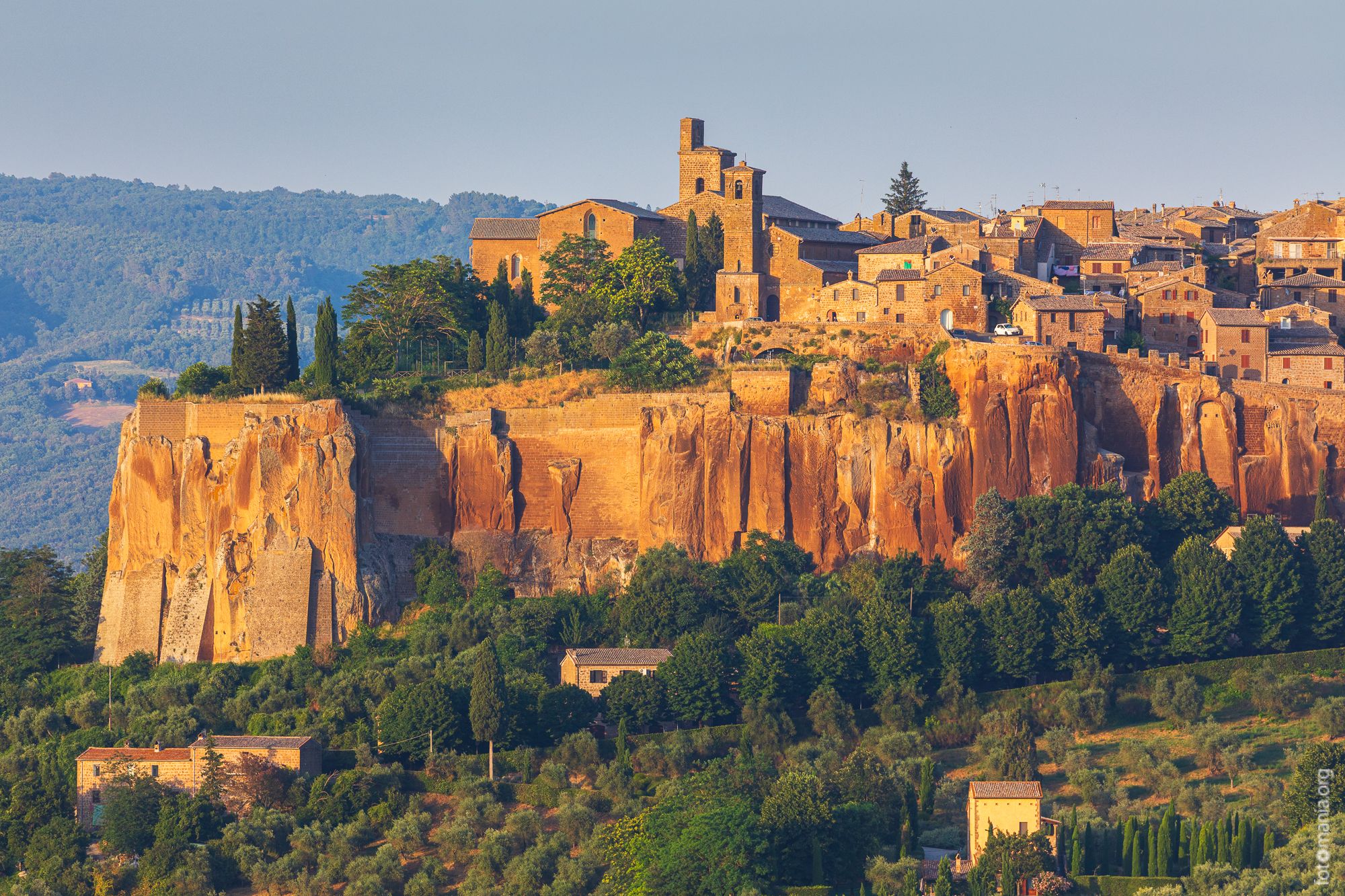View to Orvieto, Italy