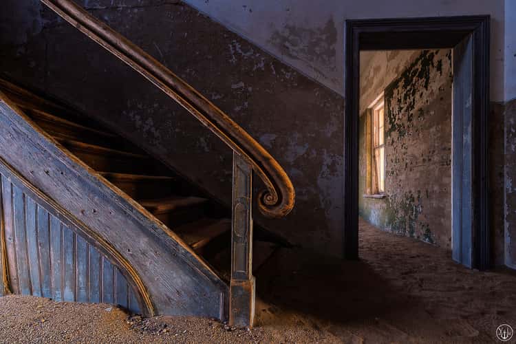 Abandoned House in Kolmanskop, Namibia