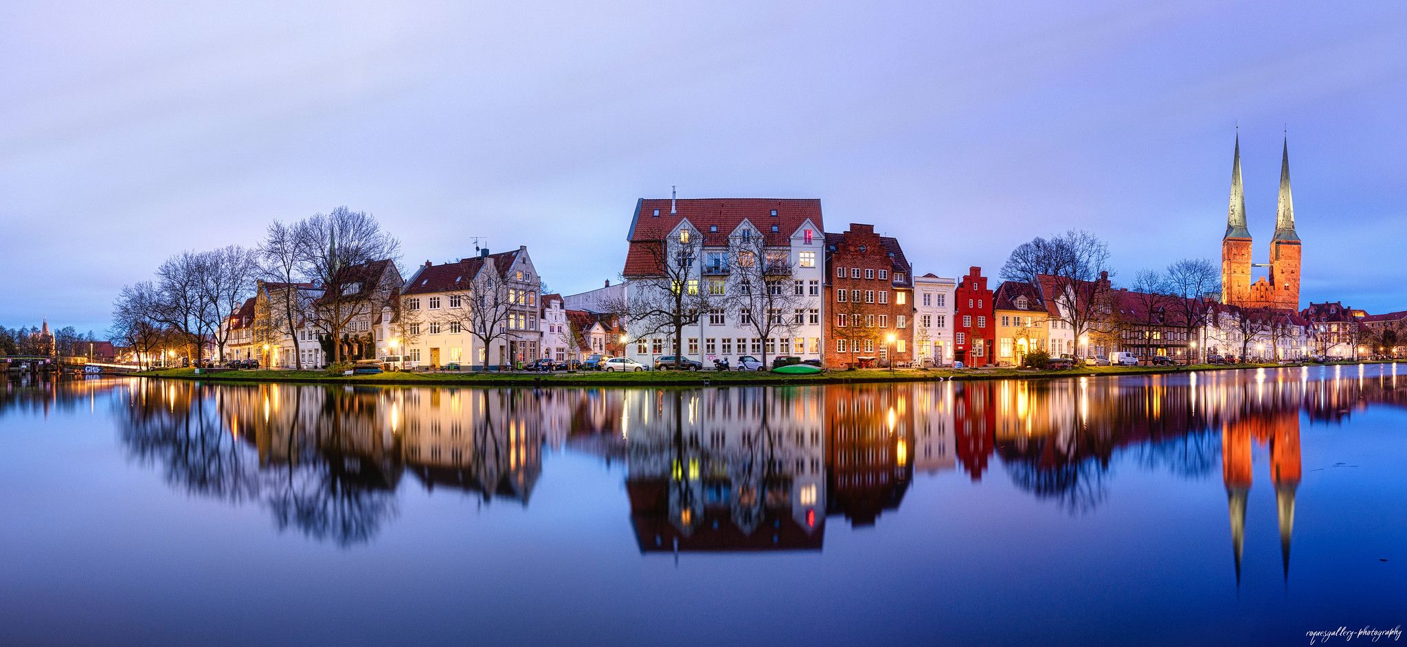 On the Obertrave, Lübeck, Germany