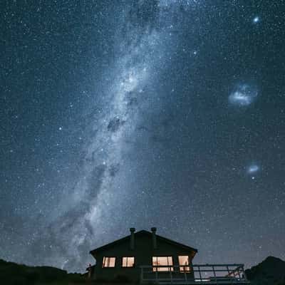 Angelus Hut, Nelson Lakes National Park, New Zealand
