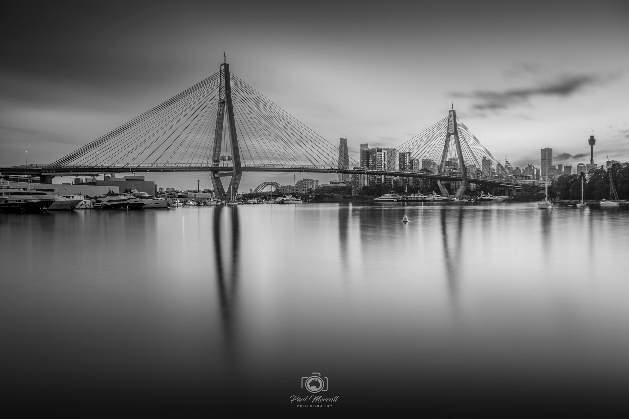 ANZAC Bridge, Glebe Point, Sydney, New South Wales, Australia