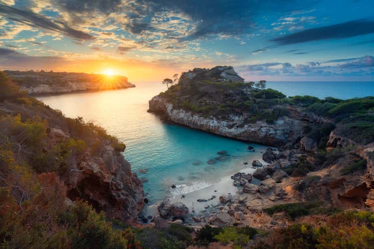 Bay at Caló des Moro, Cala Llombards, Mallorca