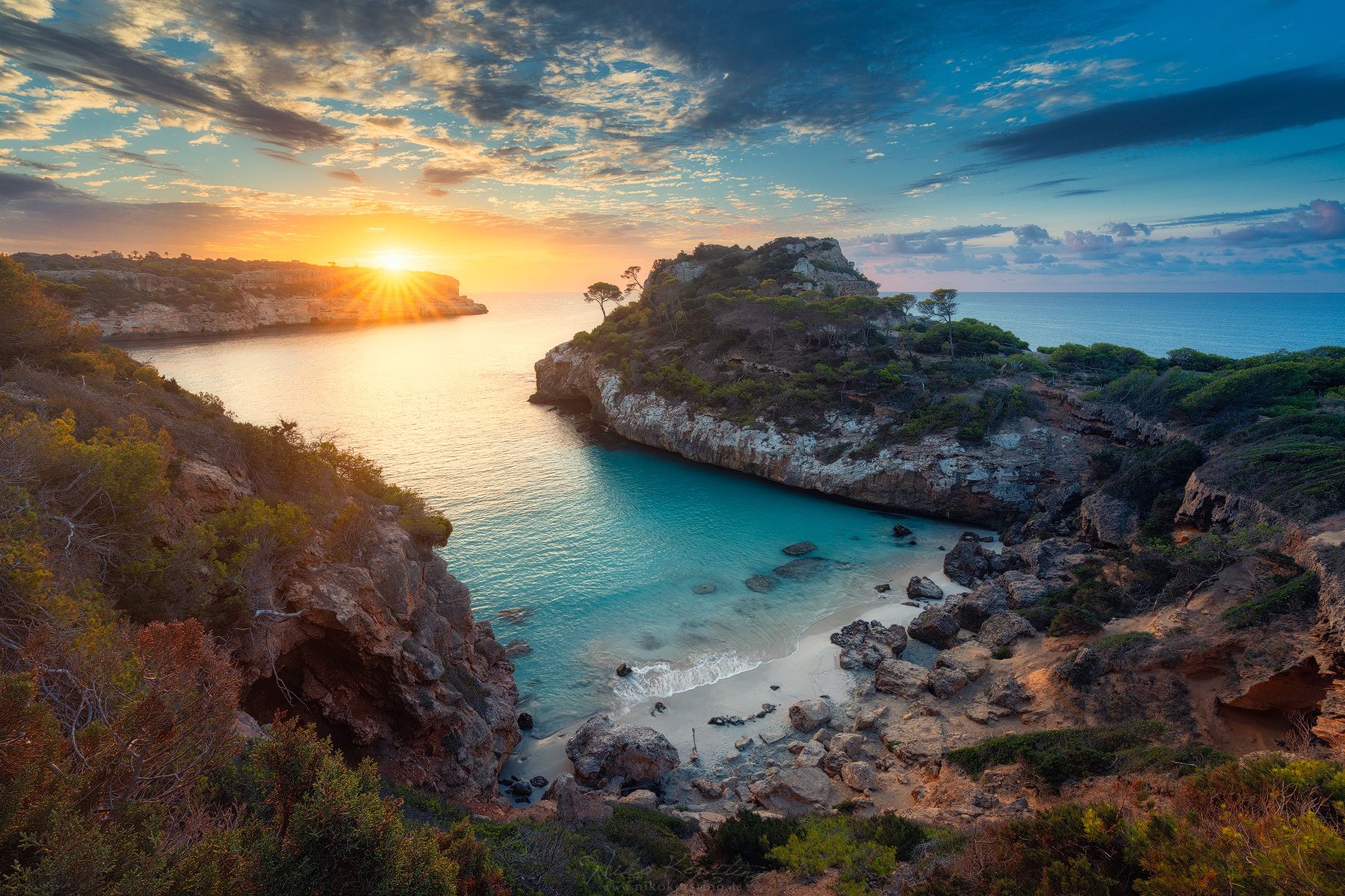 Bay at Caló des Moro, Cala Llombards, Mallorca, Spain